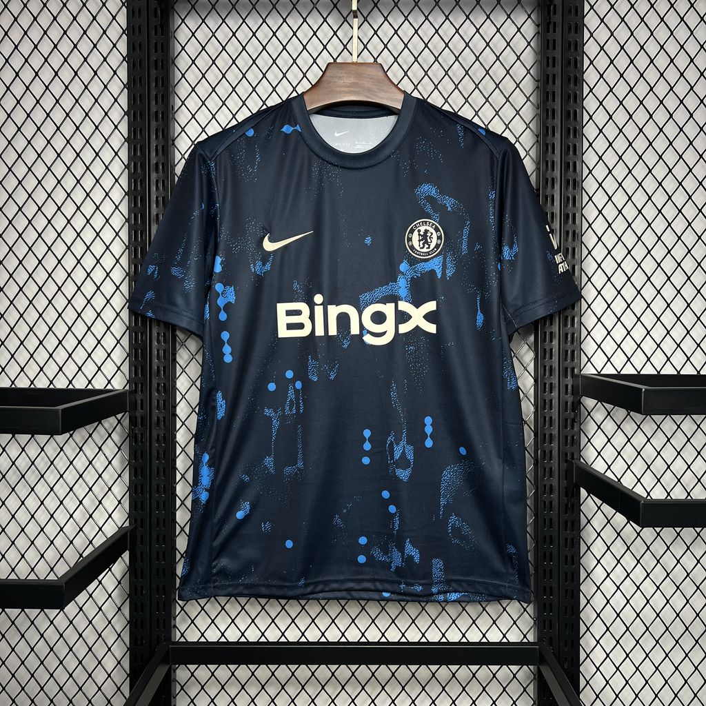 2024/2025 Chelsea Dark Blue Pre-match training Jersey — main view
