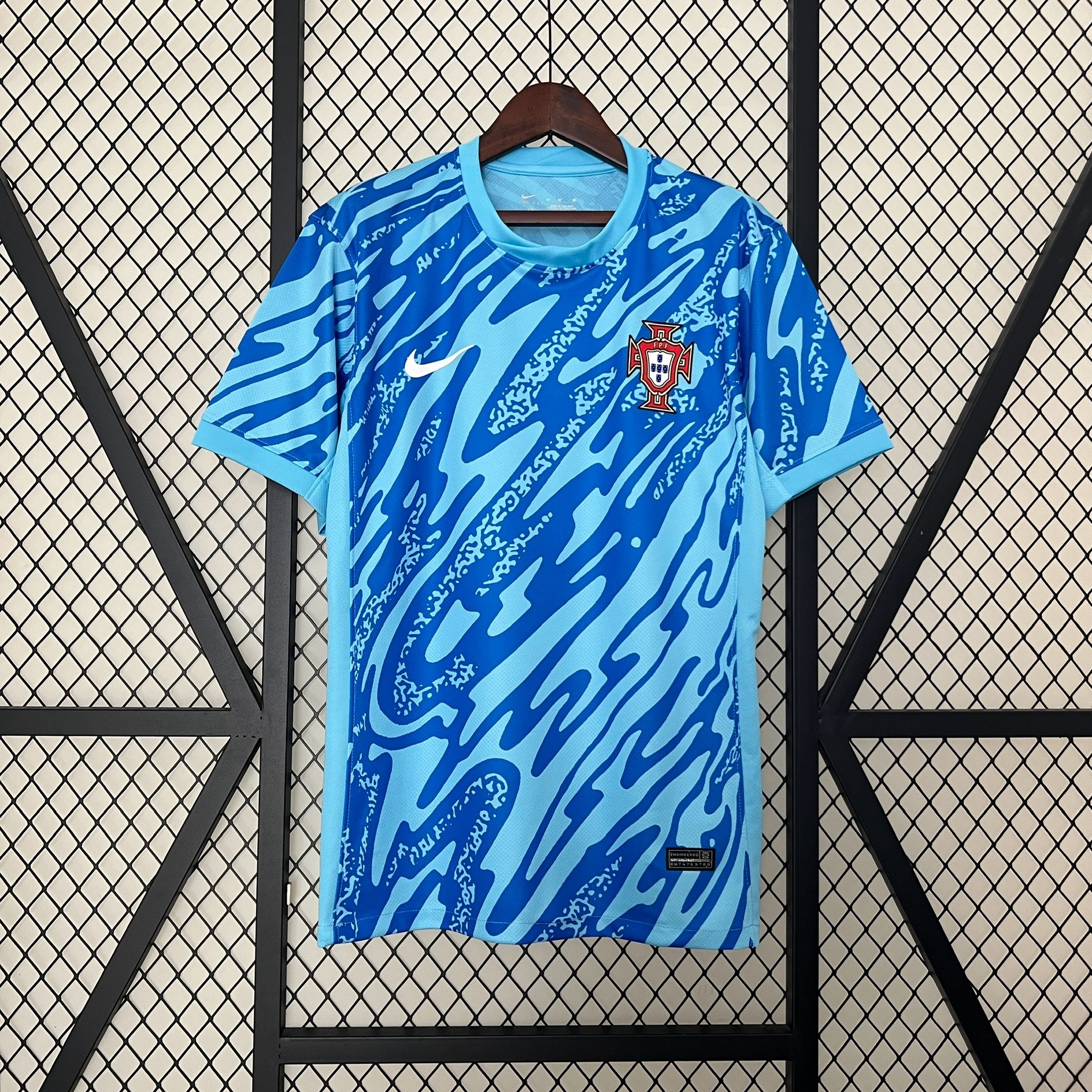 2024 Maillot Gardien Portugal -Bleu AAA qualité fan