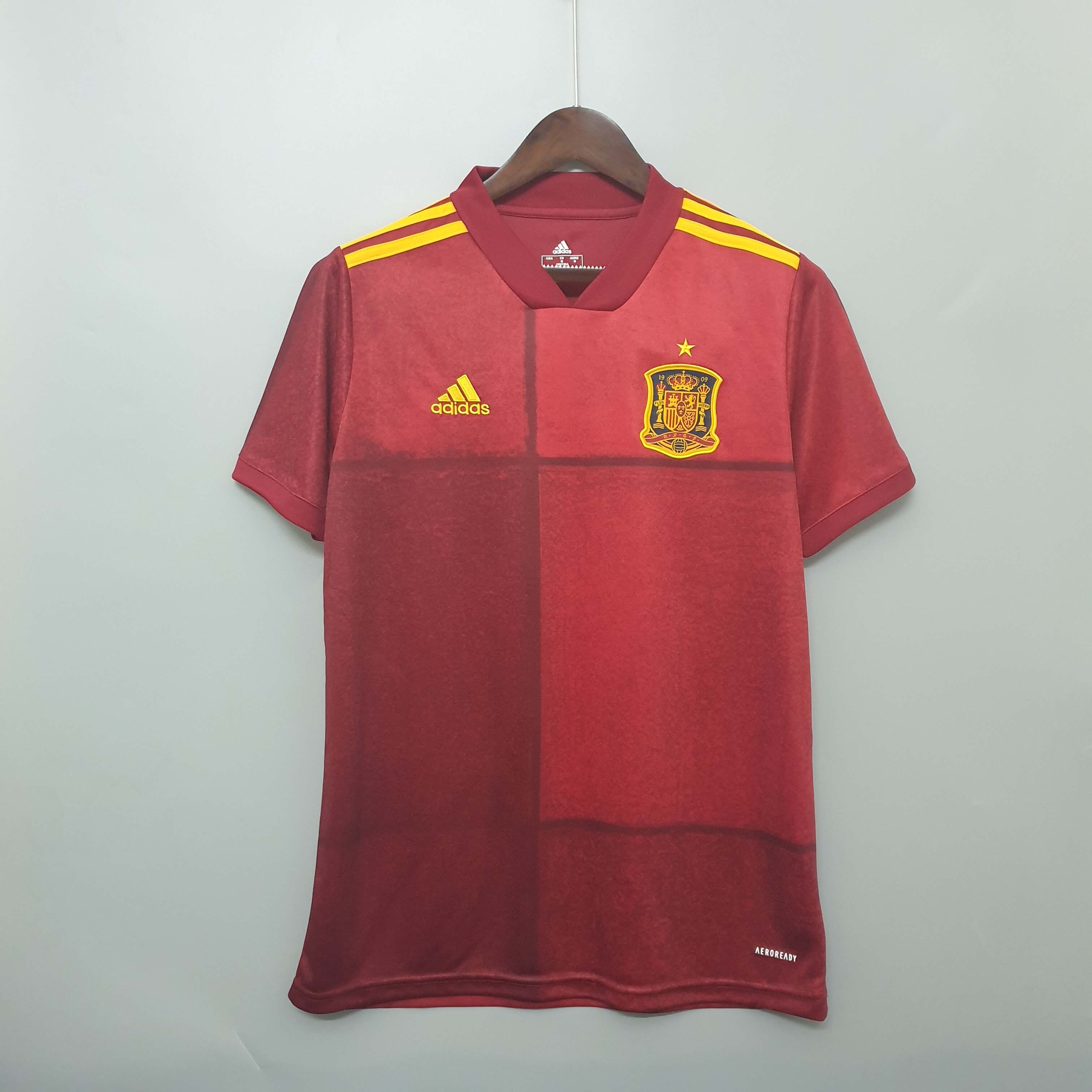 Soccer Shirt Spain 2020 Red Home — main view