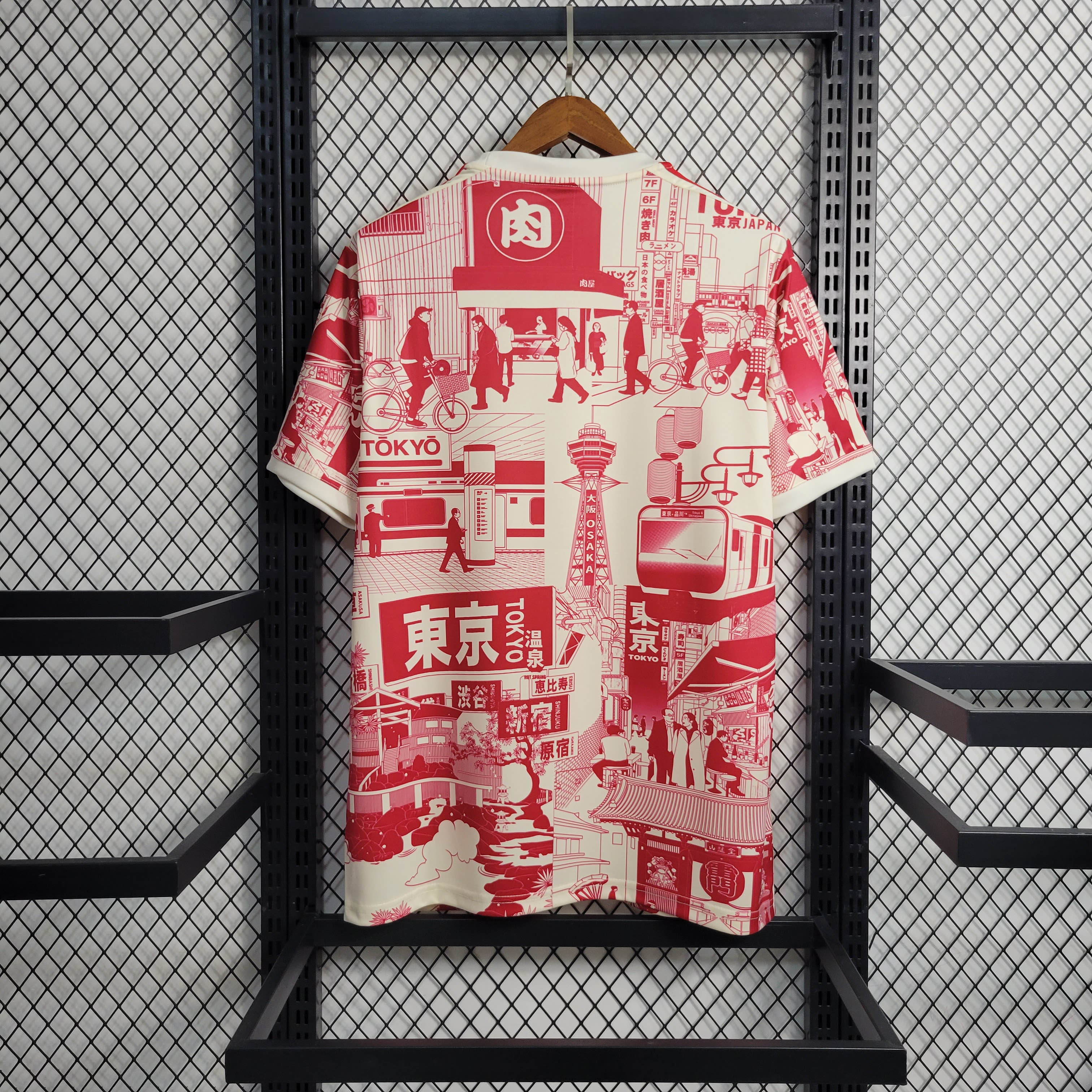 2023 Japan Tokio Sonderausgabe Rot Fußballtrikot — view 2