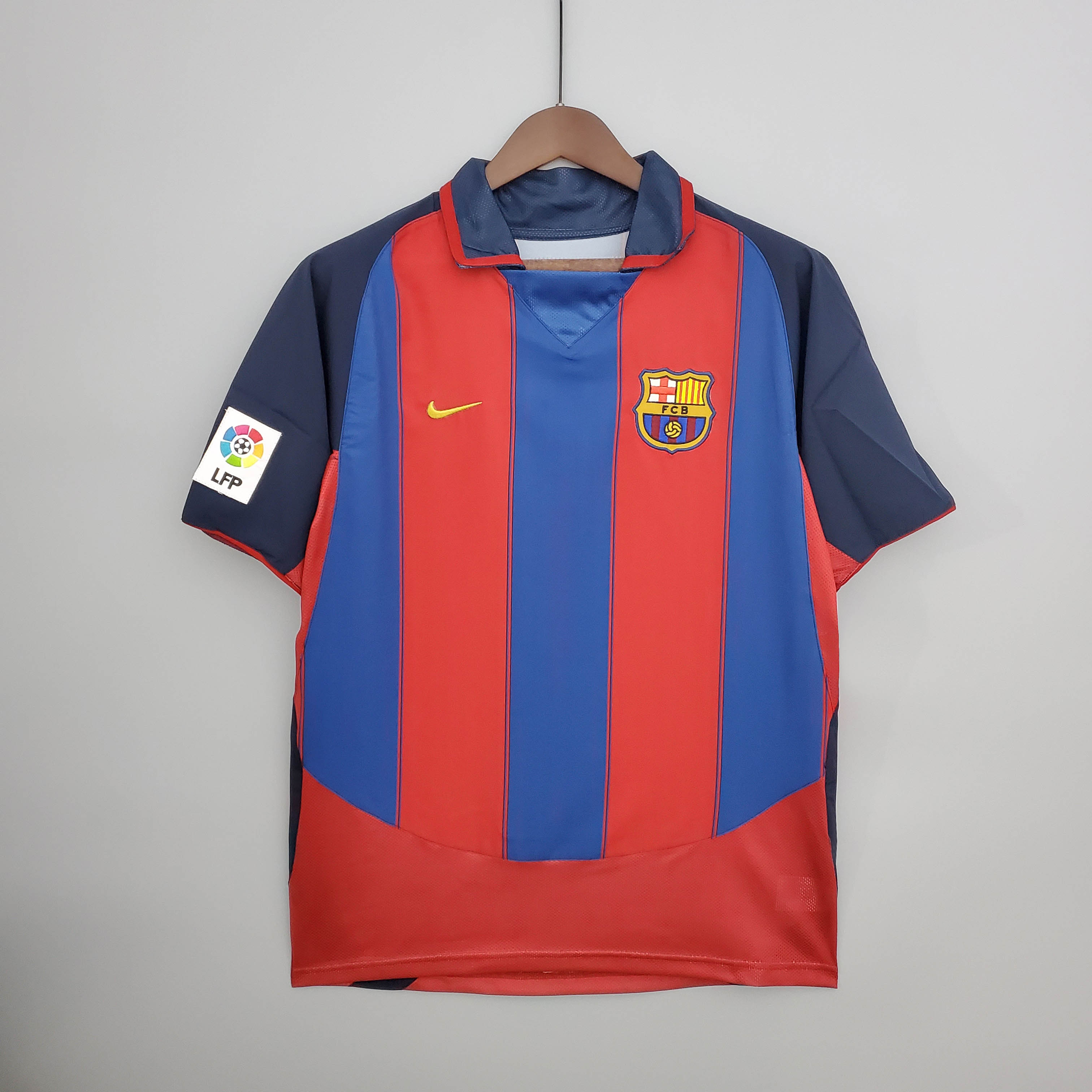 Maillot domicile rétro Barcelone 2003/2004 Qualité thaï
