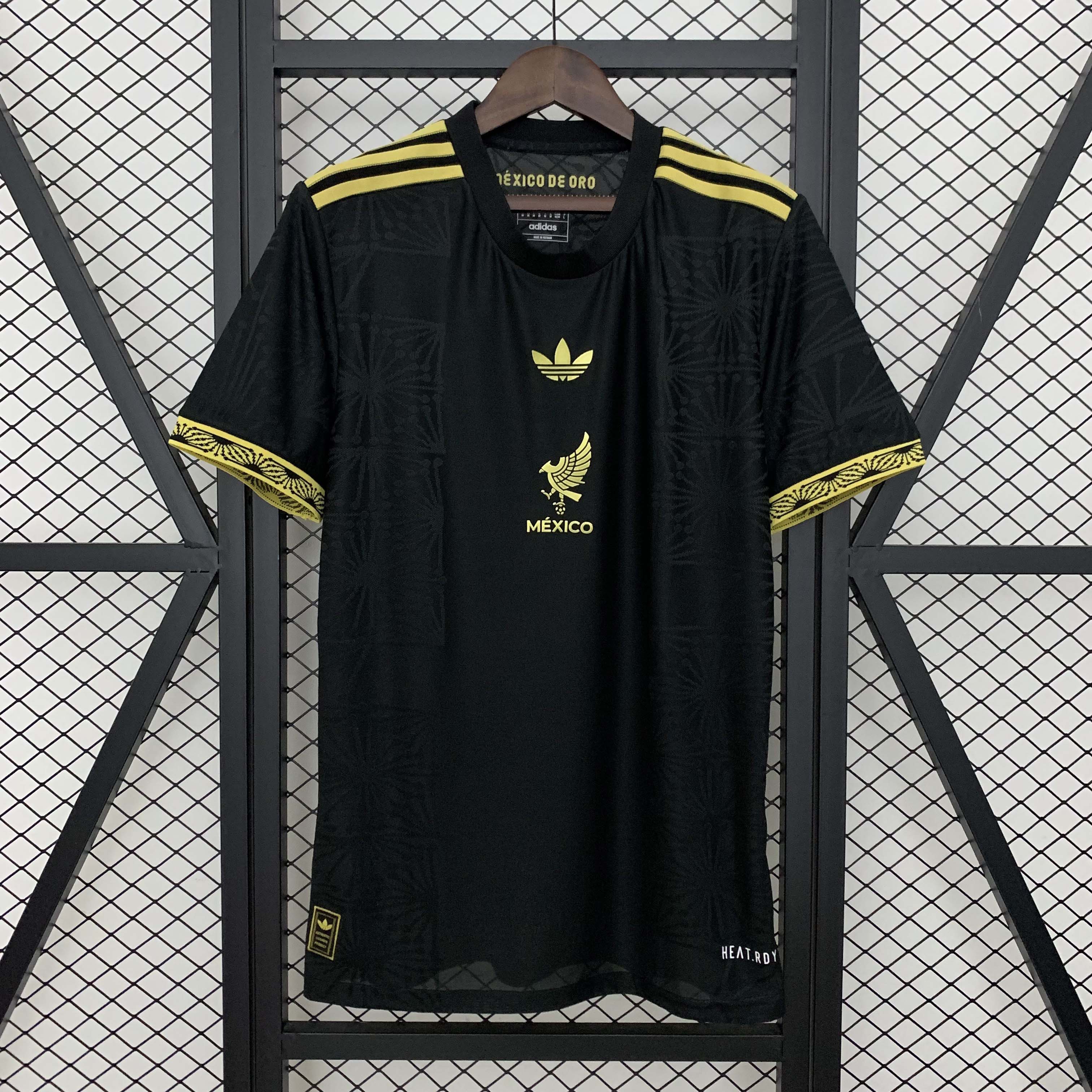Maillot de football noir édition spéciale National Mexique 2025 AAA qualité fan