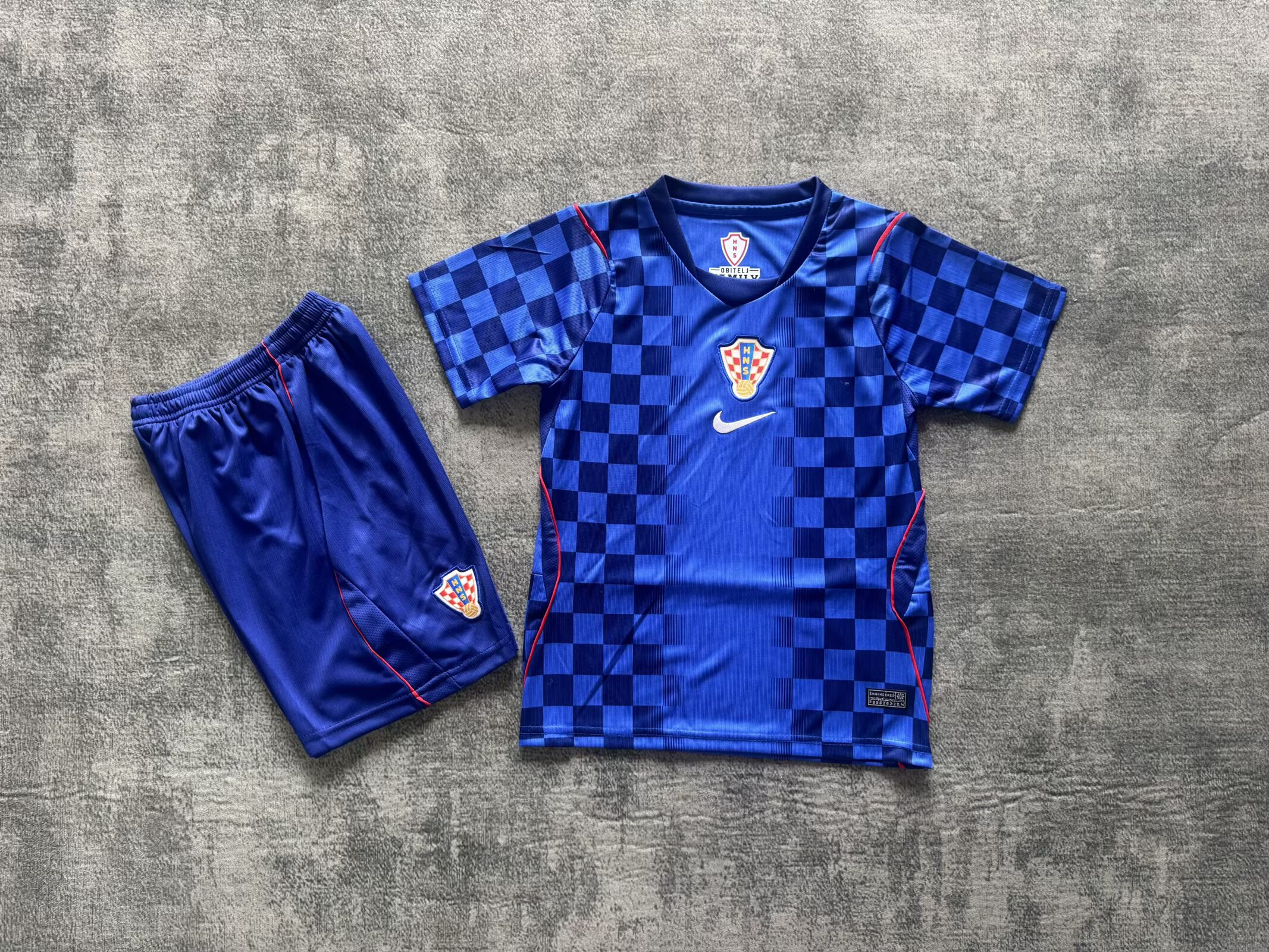 2026 Croatia National Team Away Football Jersey 1:1 Thai Quality Kids Size
