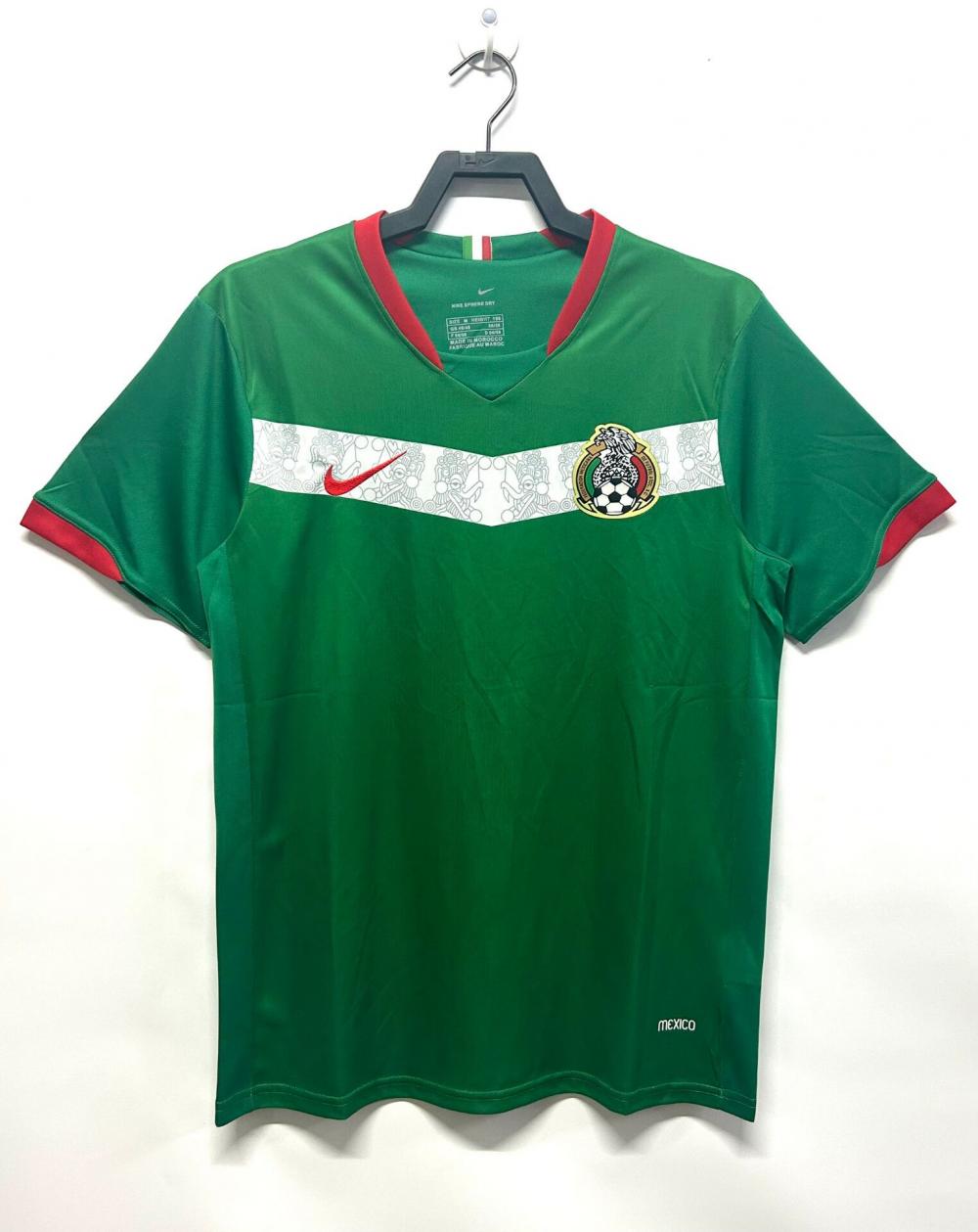2006 Retro Mexico Home Soccer Jersey AAA fan-grade — main view