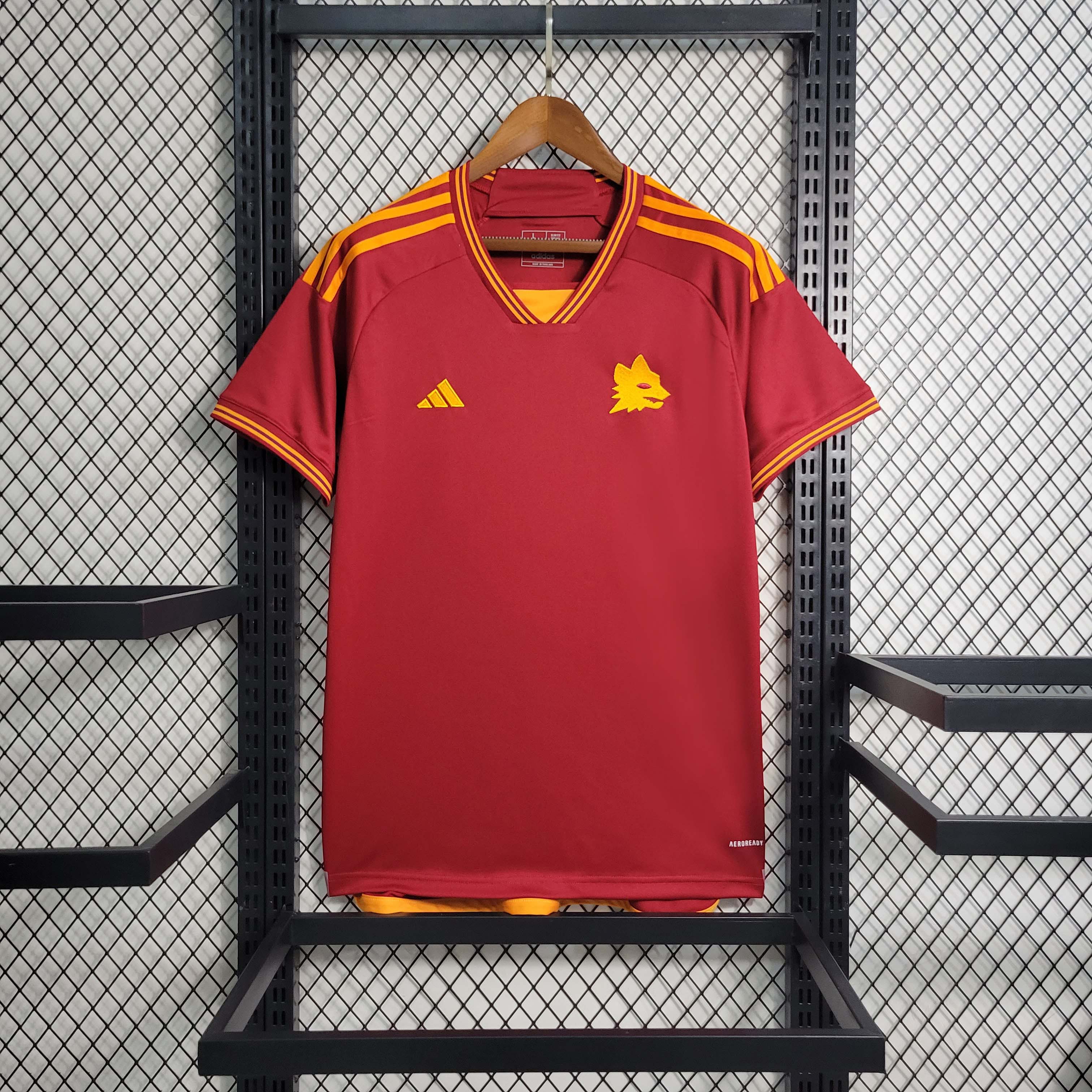 2023/2024 Roma Home Soccer Jersey AAA fan-grade — main view