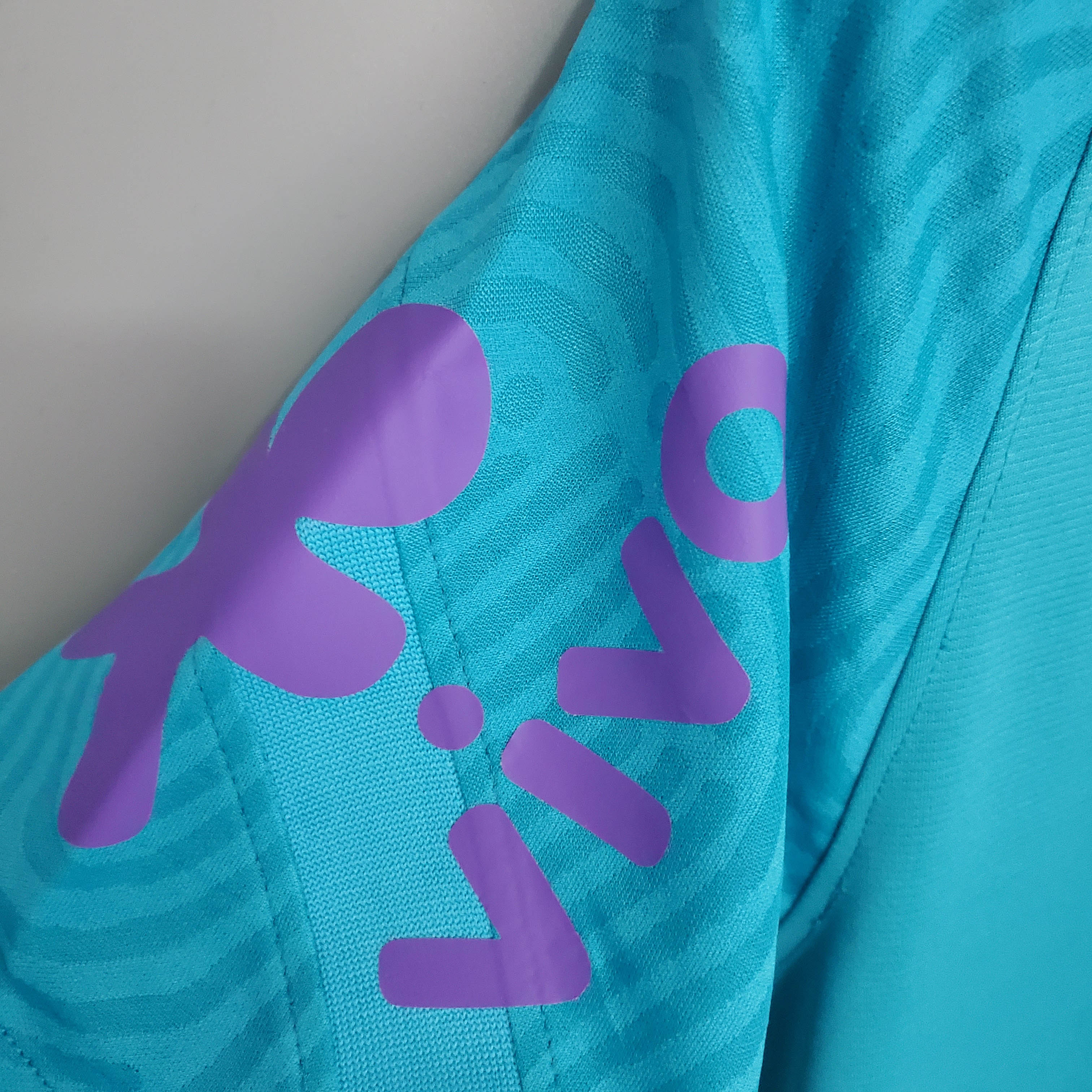 2021 Brazil Training Wear Lake Blue Soccer Jersey — view 8