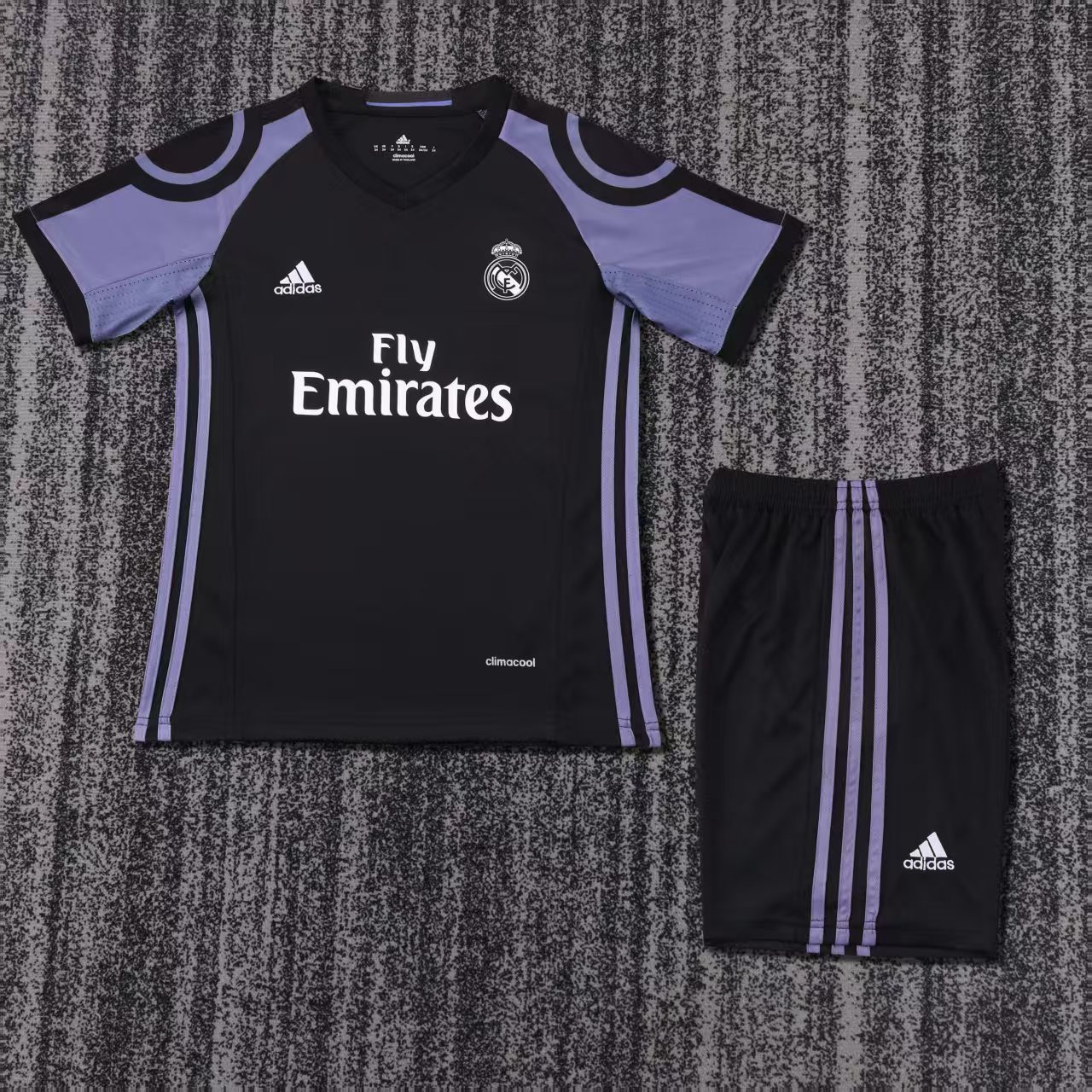 2016/2017 Retro Real Madrid Third Away Football Shirt AAA fan-grade Kids Size