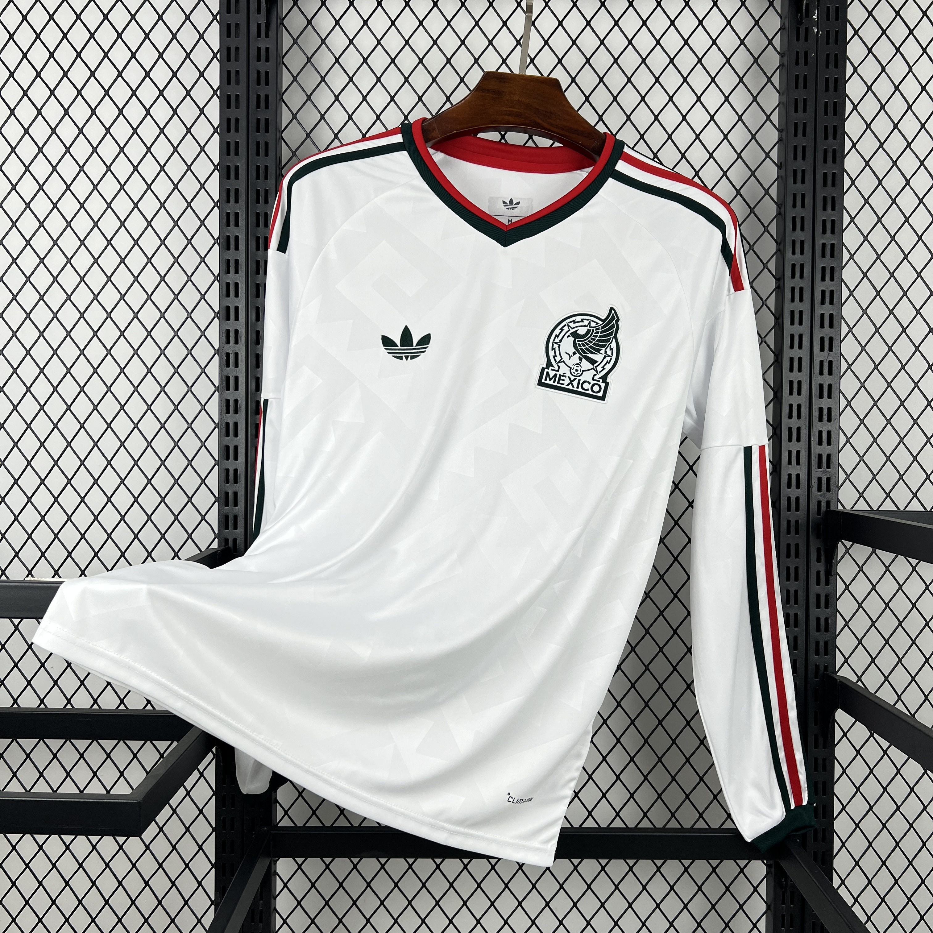 2026 Langarm Mexiko Nationalmannschaft Auswärts-Fußballtrikot AAA Fan-Qualität