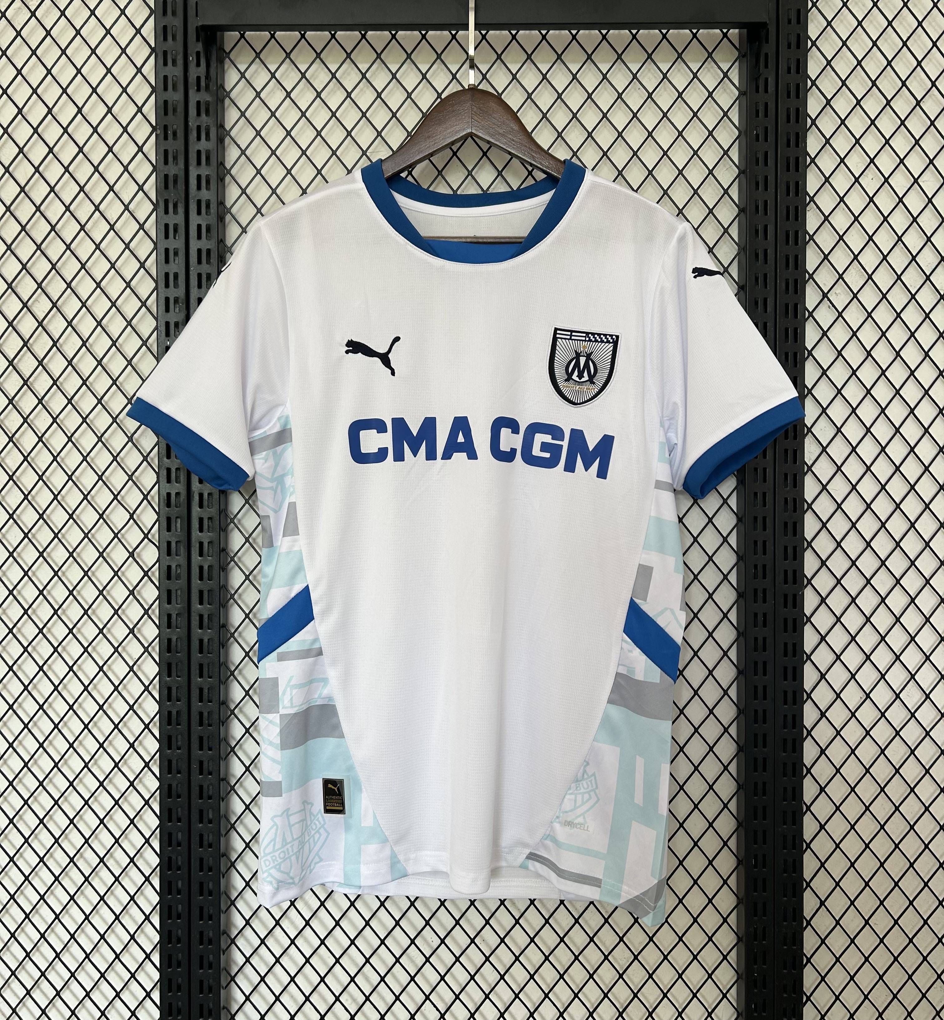 2024/2025 Olympique de Marseille Home Football Jersey — main view
