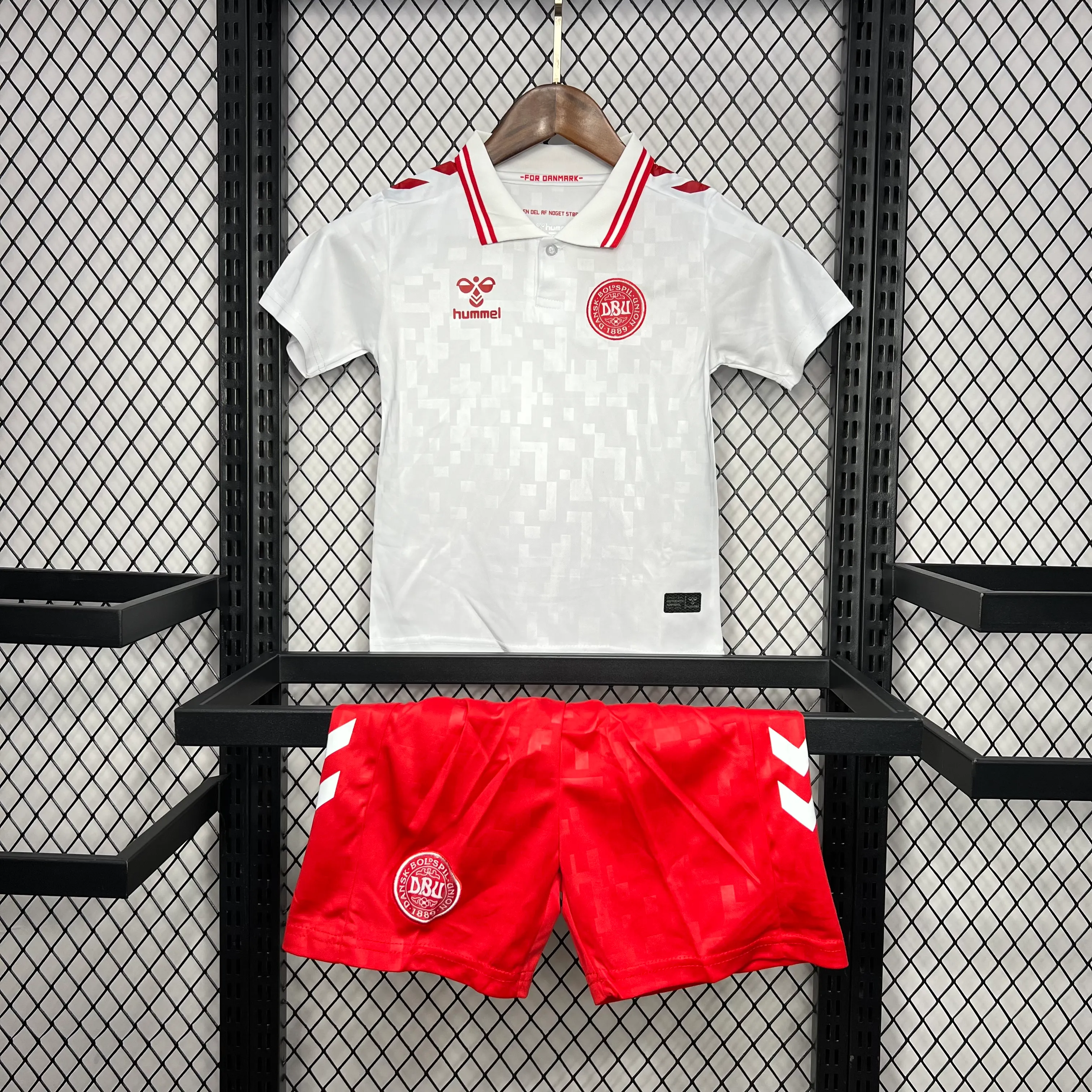 2024-2025 Denmark National Team Away Football Shirt AAA fan-grade Kids Size