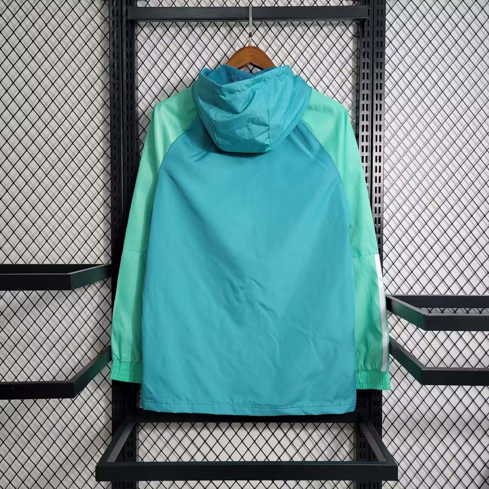 2023/2024 Juventus Windbreaker Light green Edge — view 2