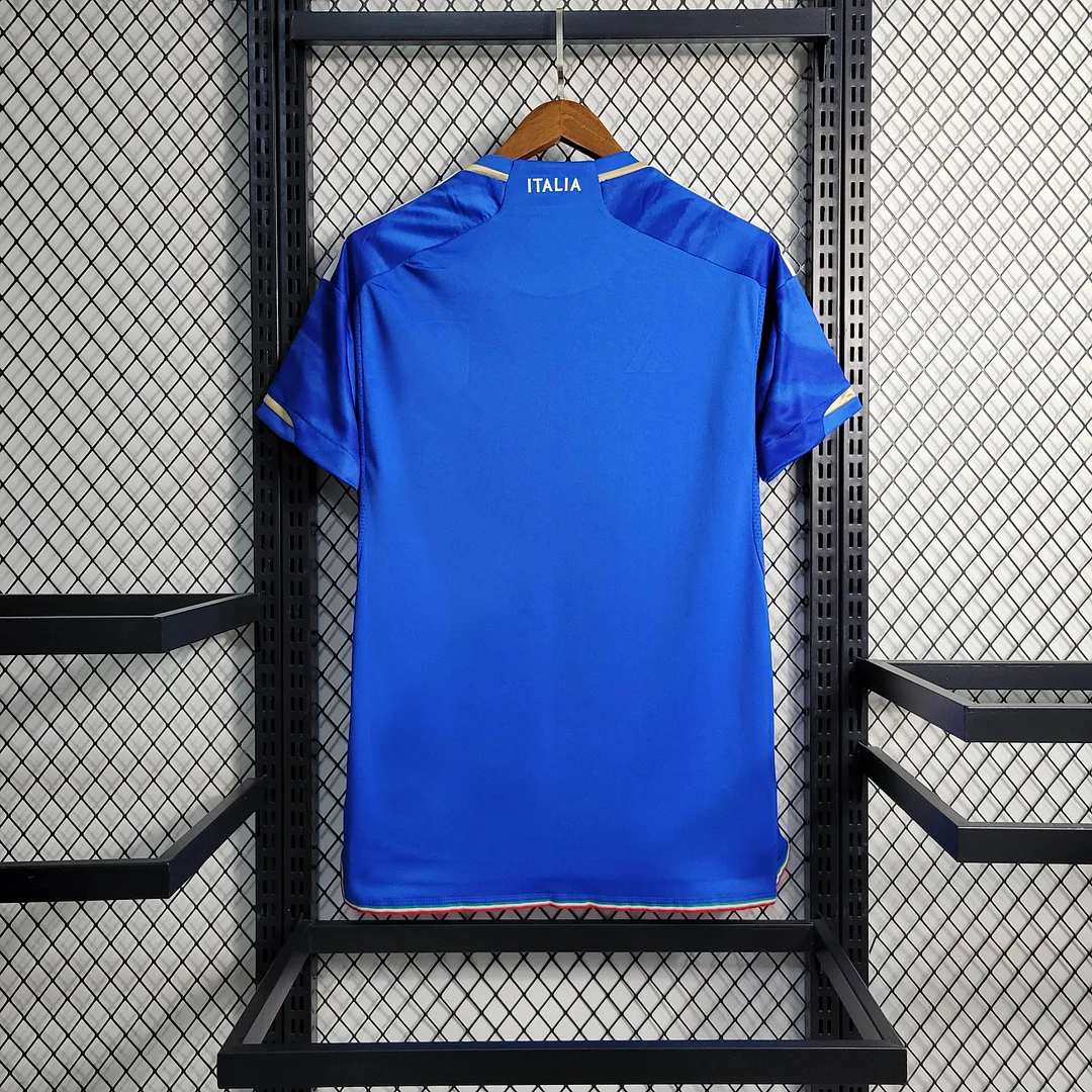 2023 Italy Home Soccer Shirt — view 2