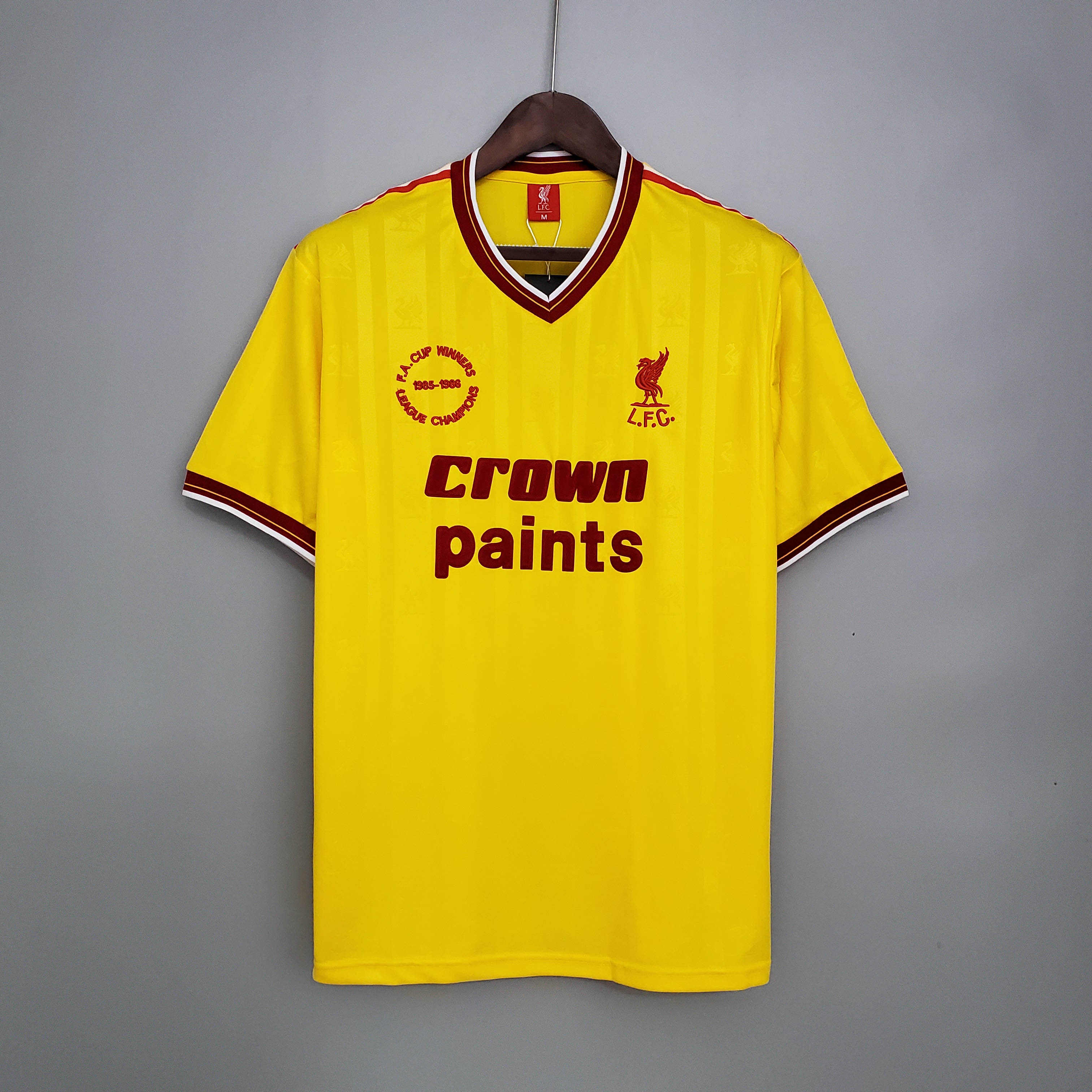 1985/1986 Retro Liverpool Away Football Shirt AAA fan-grade
