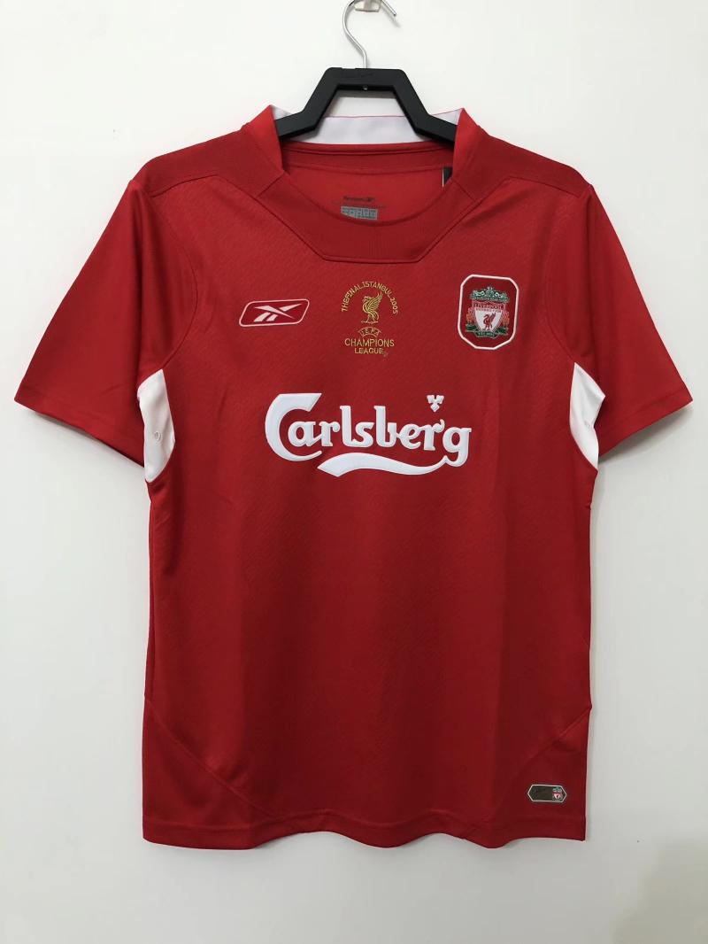 2004/2005 Retro Liverpool Home Football Jersey AAA fan-grade