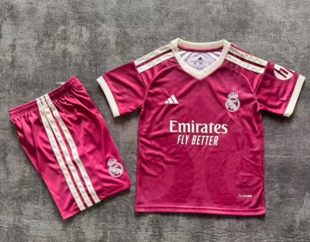 Camisa Third Away Real Madrid 2026/2027 Futebol 1:1 Qualidade Tailandesa Tamanho Infantil
