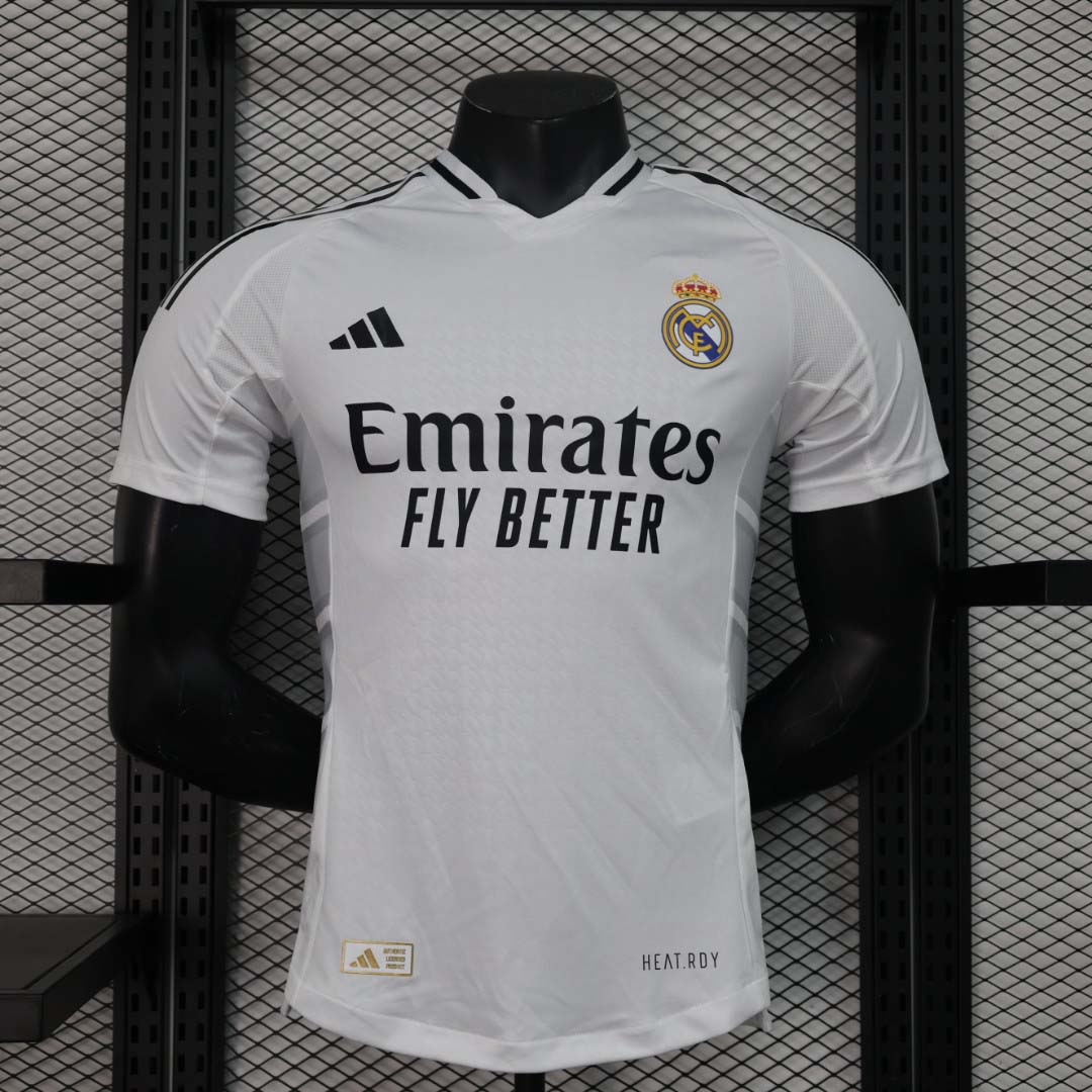 Camisa de Futebol Versão Jogador Real Madrid Casa 2024/2025 Qualidade Tailandesa