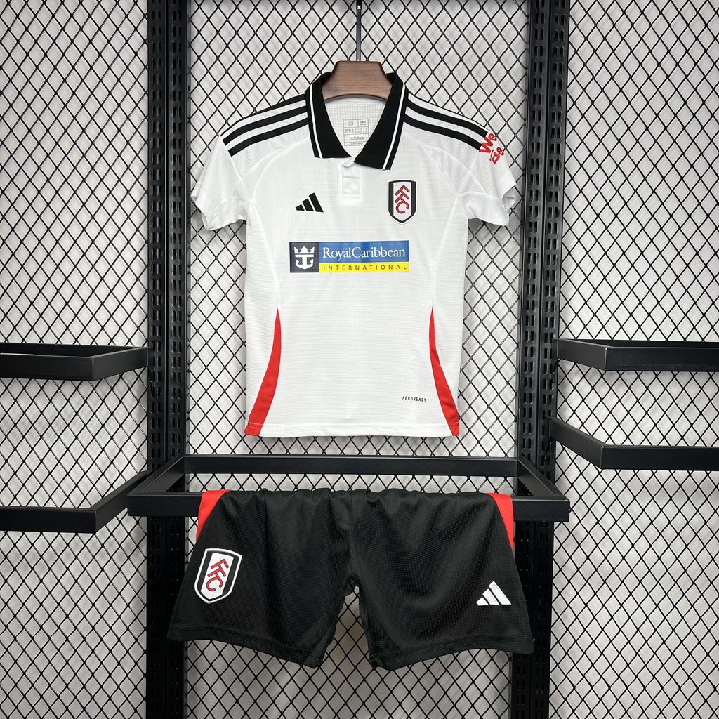 2024/2025 Fulham Home Soccer Jersey Kids Size AAA fan-grade