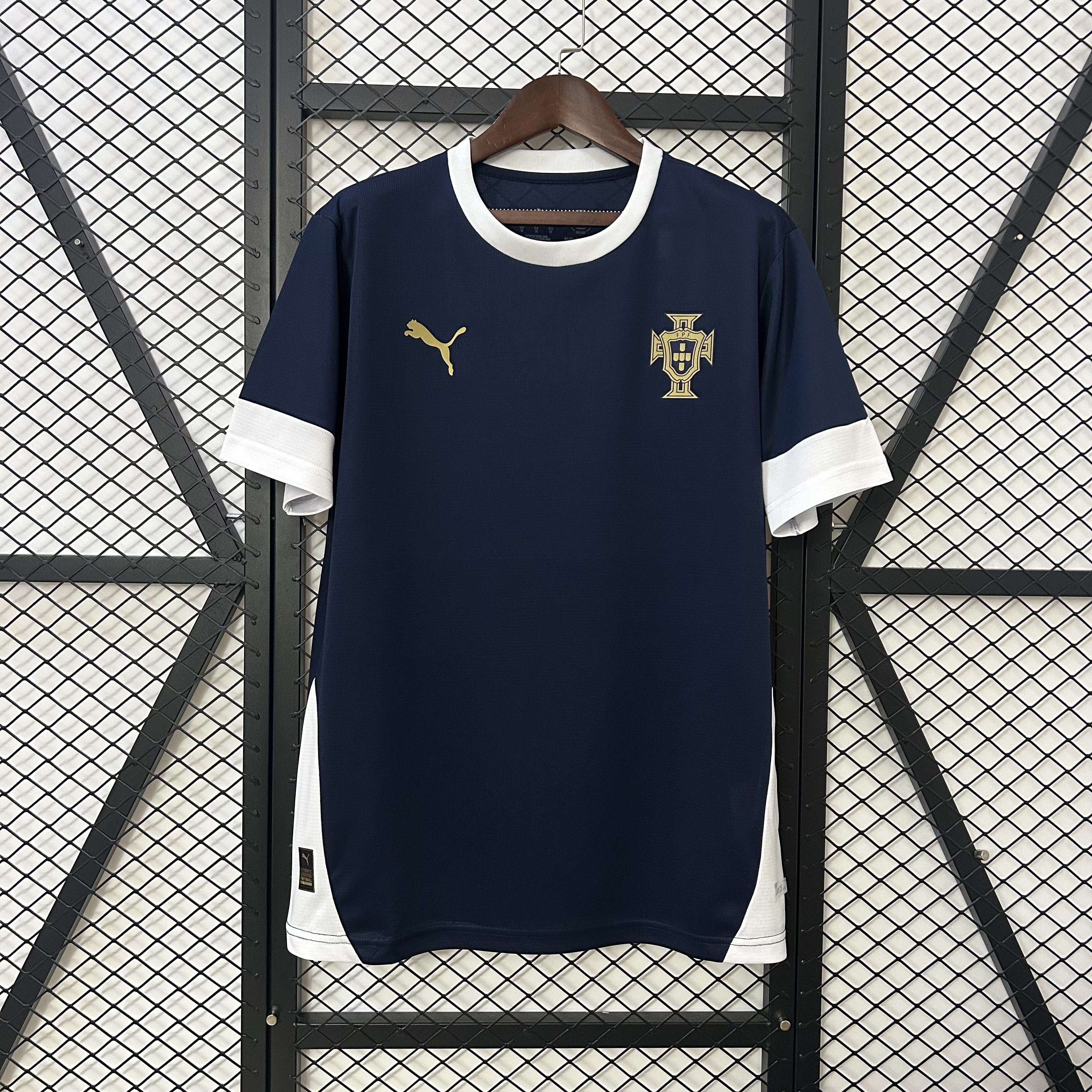 2025 Portugal Tenue d'Entraînement Noir Maillot Football AAA qualité fan