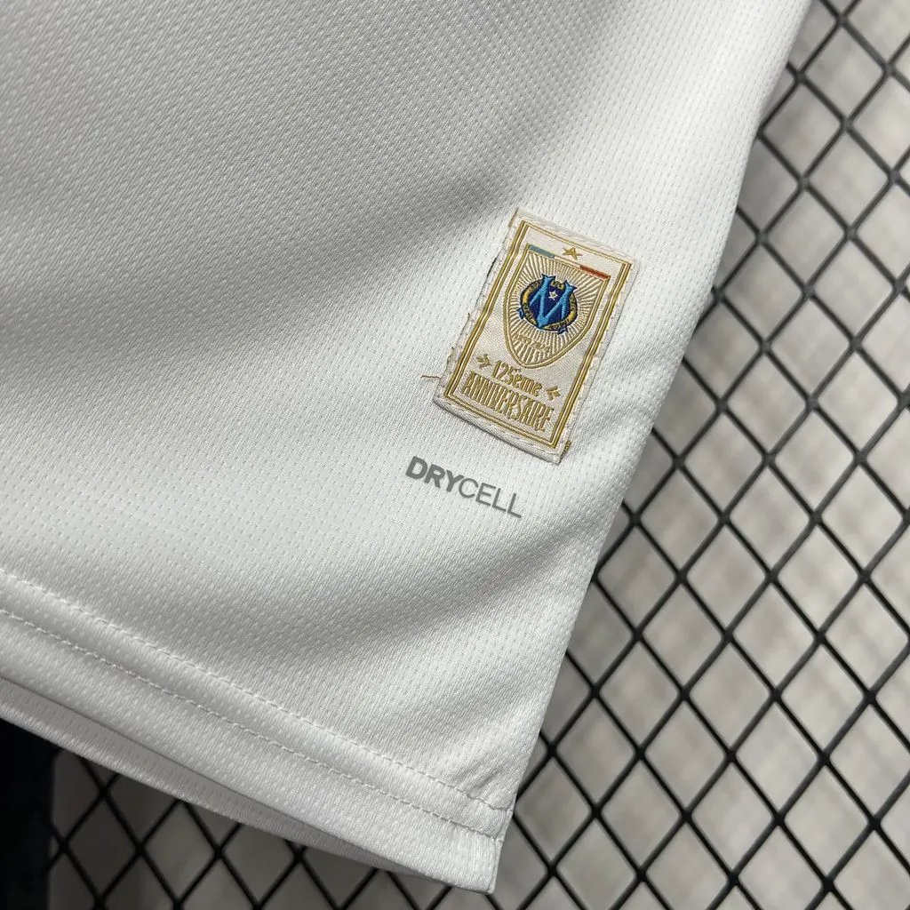 2024/2025 Olympique de Marseille 125th Anniversary White Jersey AAA fan-grade — view 9