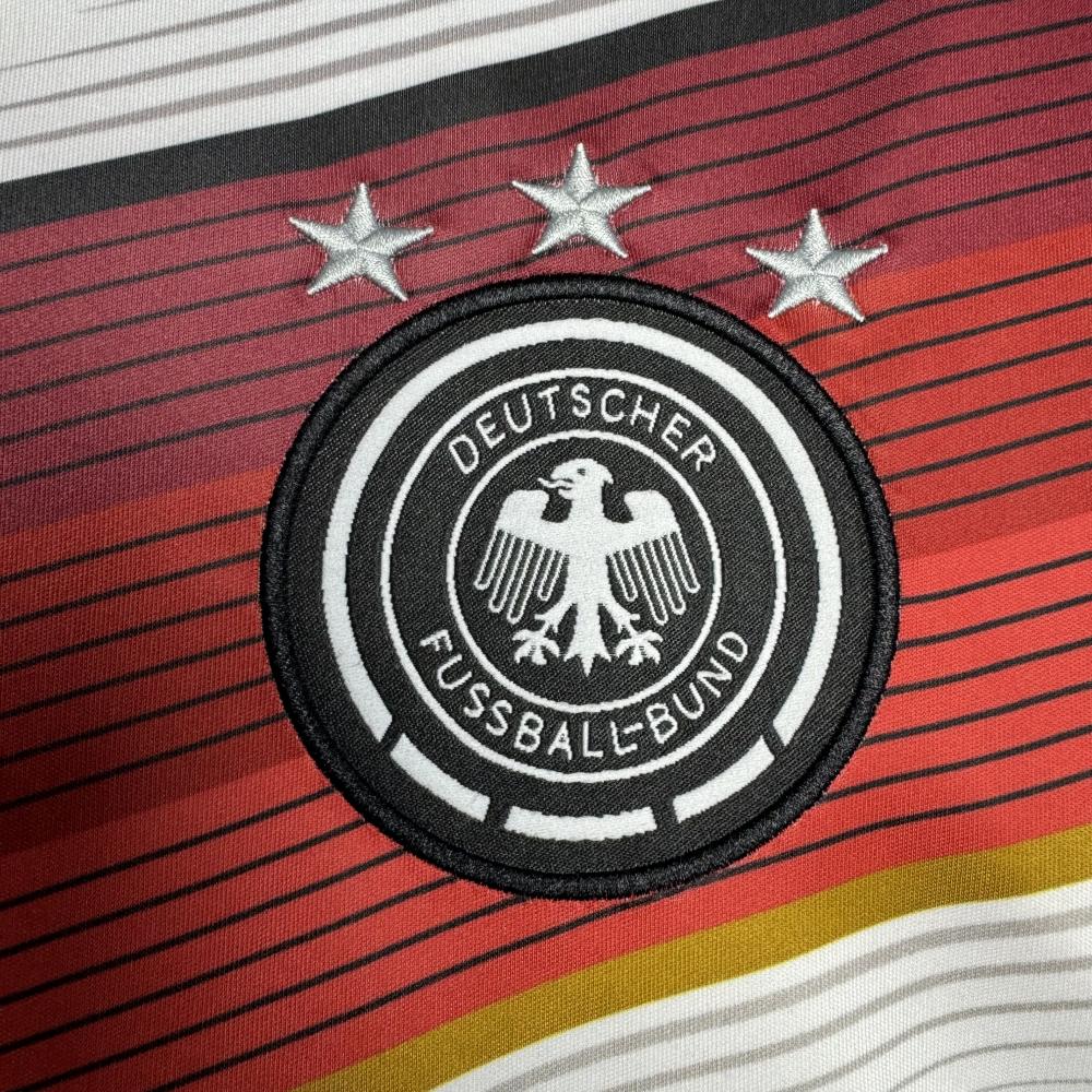 2014 Retro Soccer Jersey Germany Home — view 6