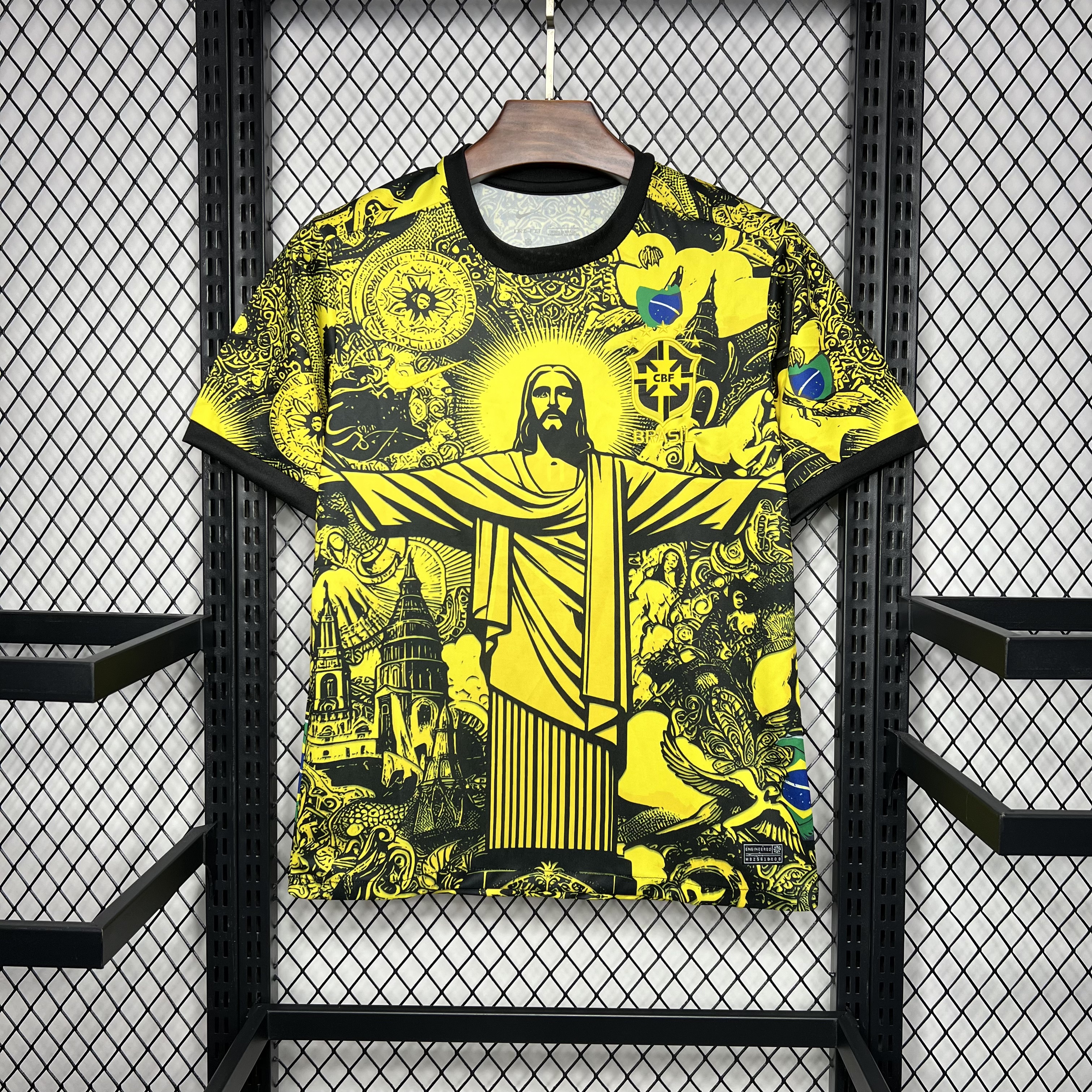 2024-2025 Brazil Special Edition Yellow Jersey — main view