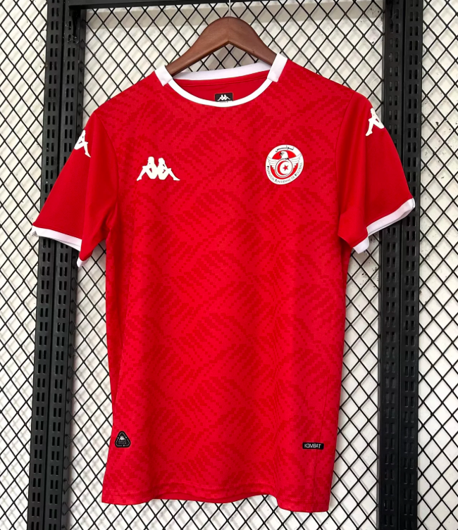 Camisa Oficial da Tunísia 2025 - 1:1 Qualidade Tailandesa