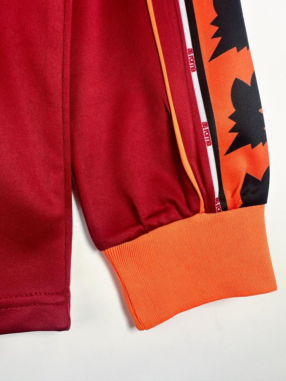1998-1999 Rétro Manches Longues Roma Domicile Maillot de Football Qualité Thaï — view 7