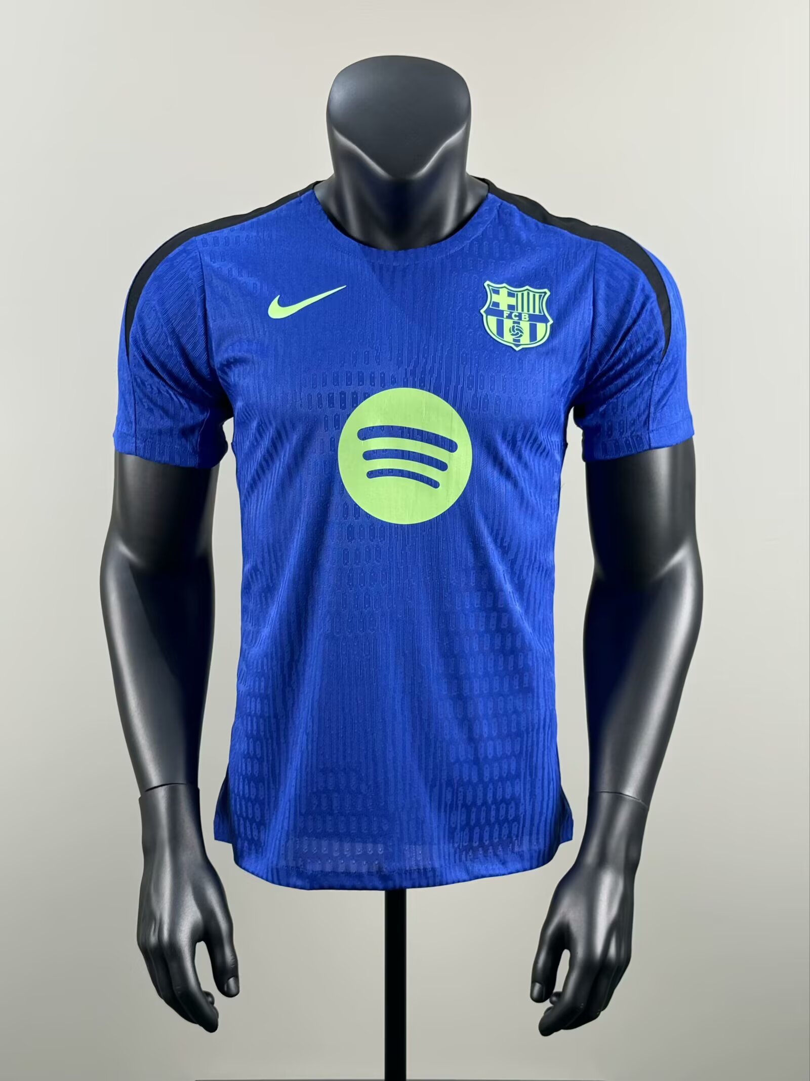 2025/2026 Player Version Barcelona Trainingskleidung Blaues Fußballtrikot Thai-Qualität