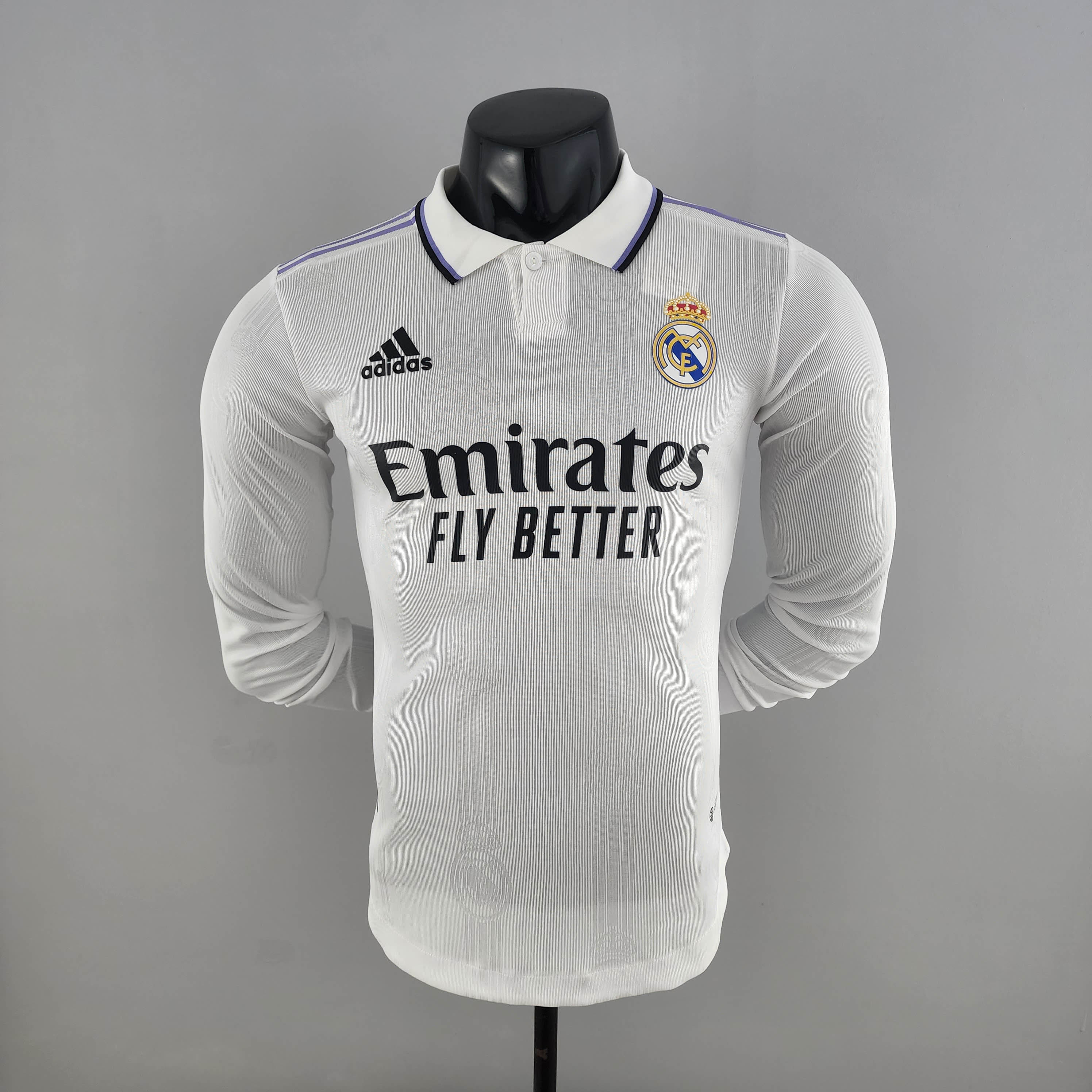 2022/2023 Long Sleeve Player Version Real Madrid Home AAA fan-grade — main view