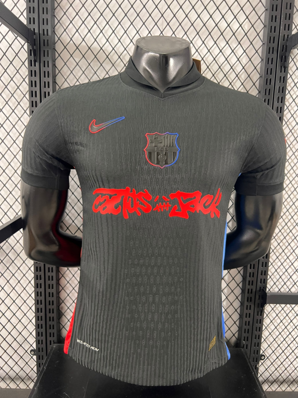 2024/2025 Player Version Barcelona x Travis Scott Collab Away Football Shirt AAA fan-grade
