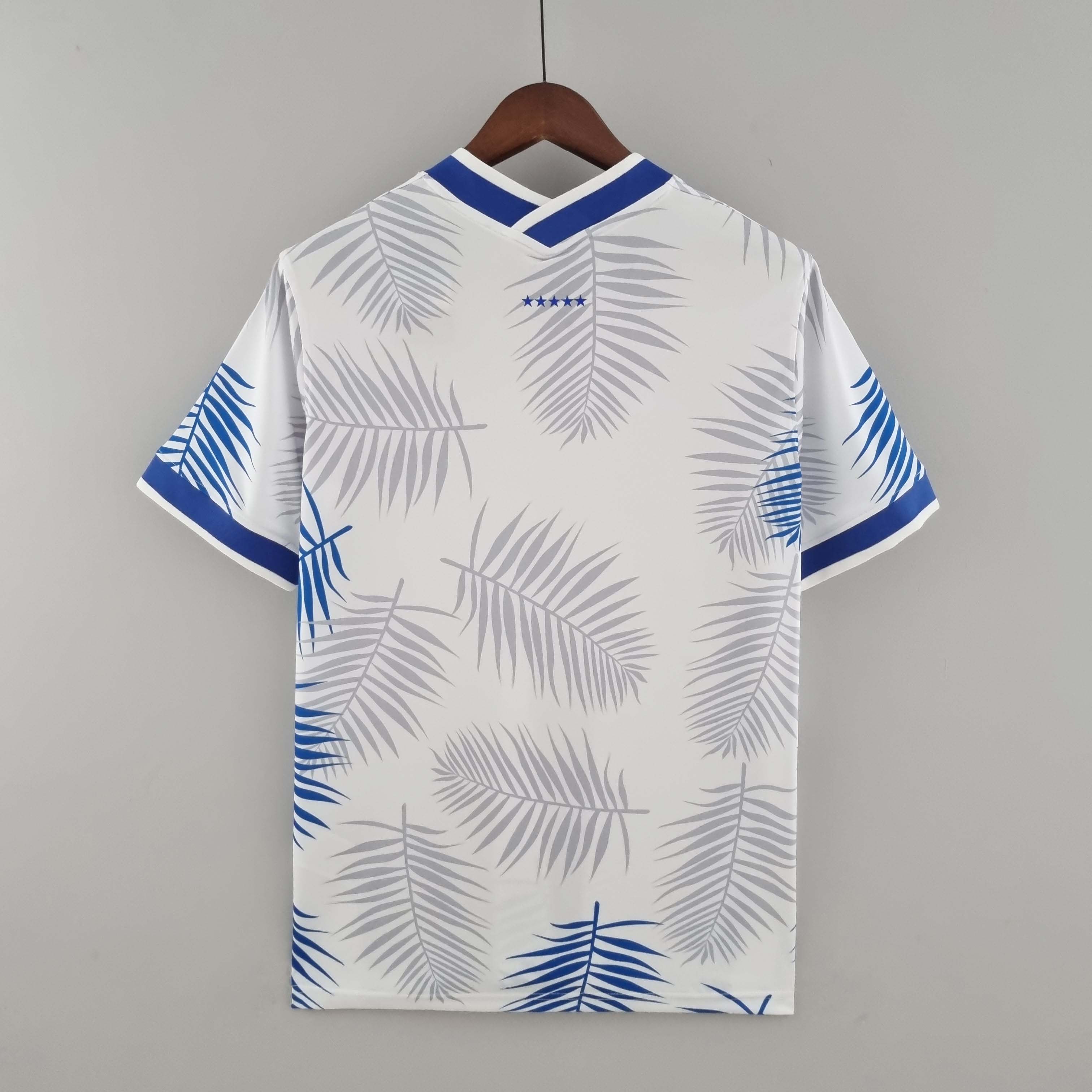 2022 Brasilien Klassisch Weiß Fußballtrikot — view 2