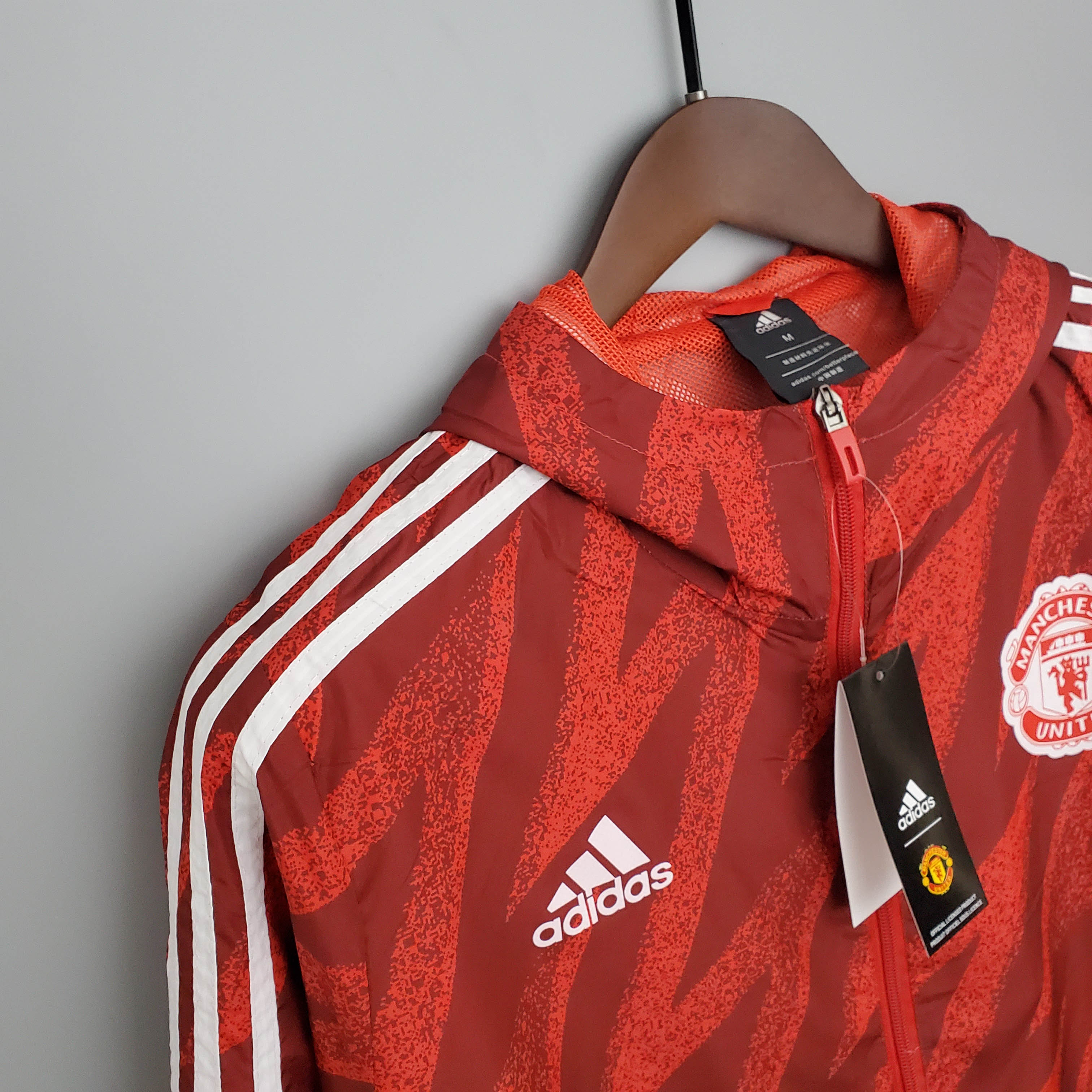 2021/2022 Manchester United Jersey Windbreaker Red — view 6