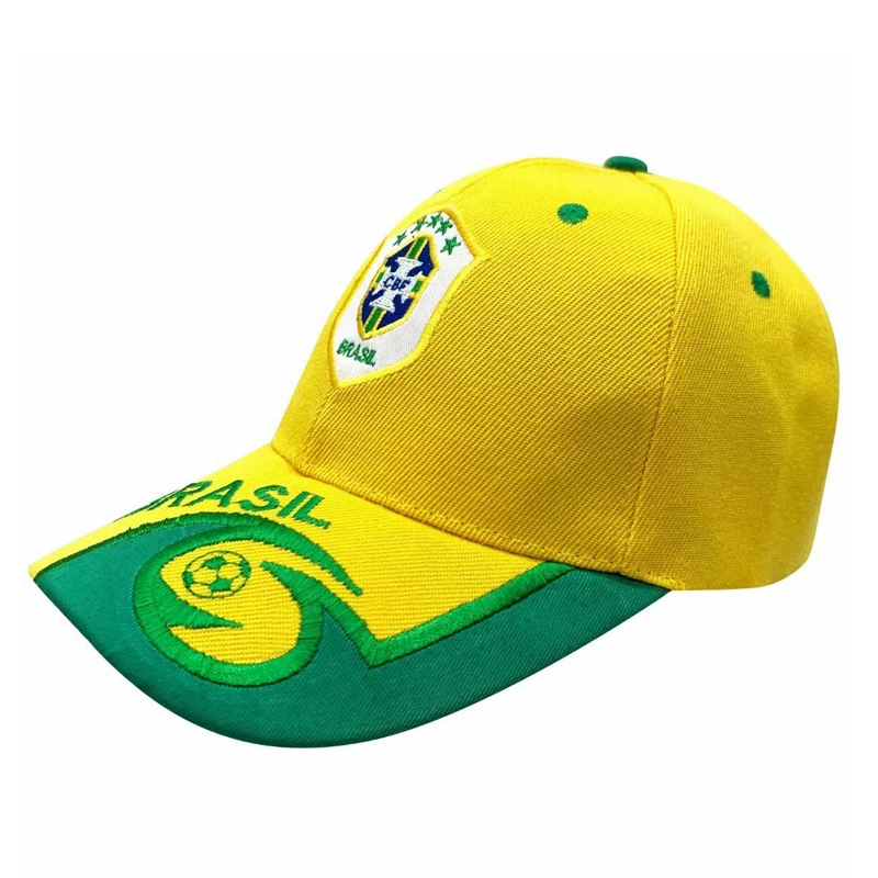 Brazil CBF Fan Football Cap — main view