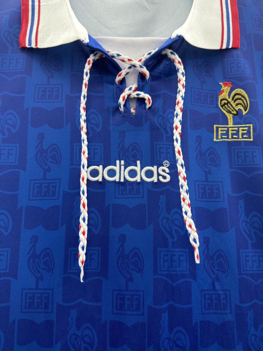 1996 Retro France Home Football Shirt AAA fan-grade — view 3
