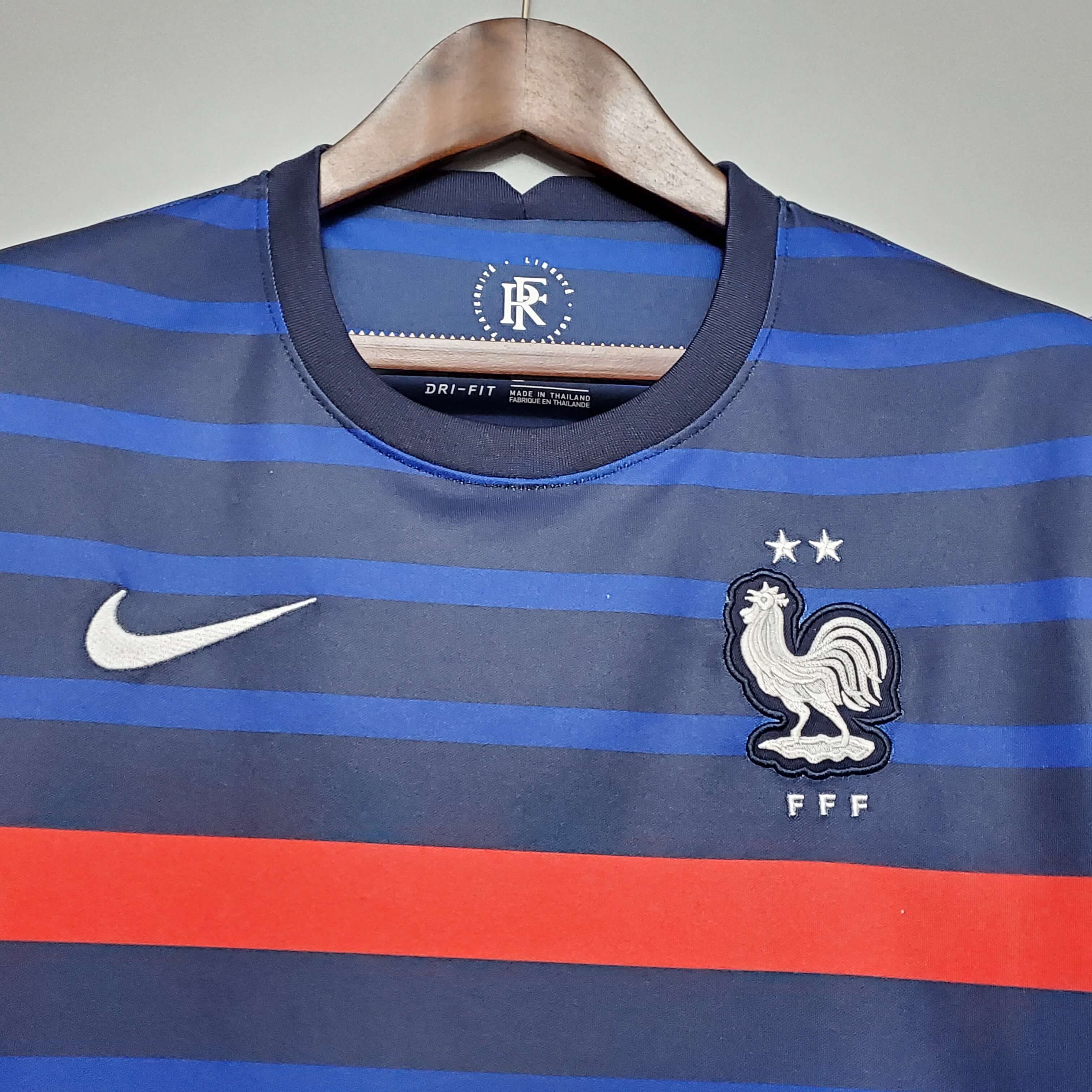 2020 Football Shirt France Blue Home — view 3