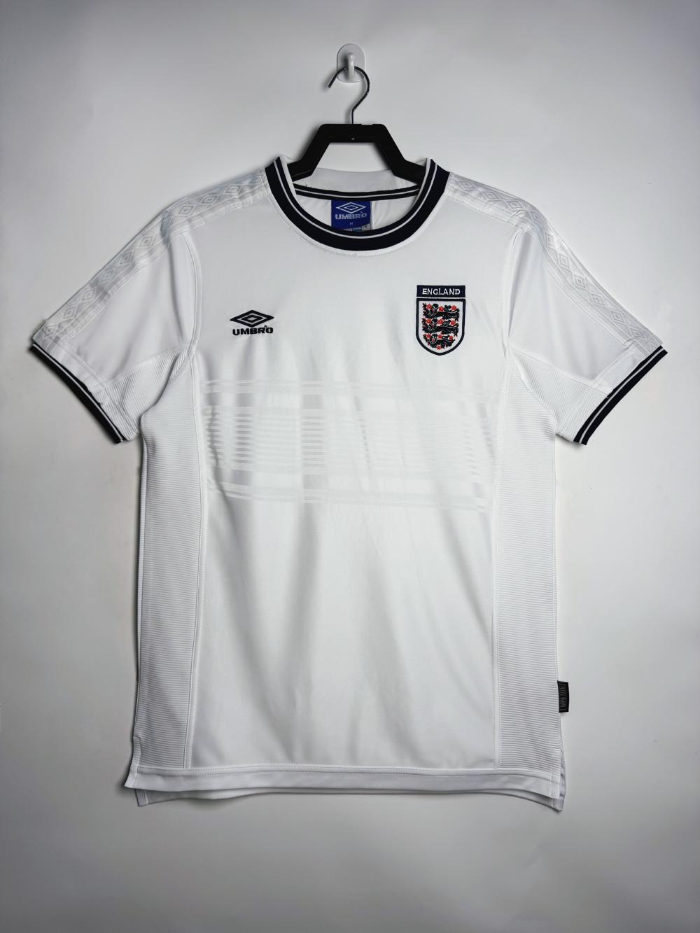 1999-2001 Retro England Home Soccer Jersey AAA fan-grade — main view