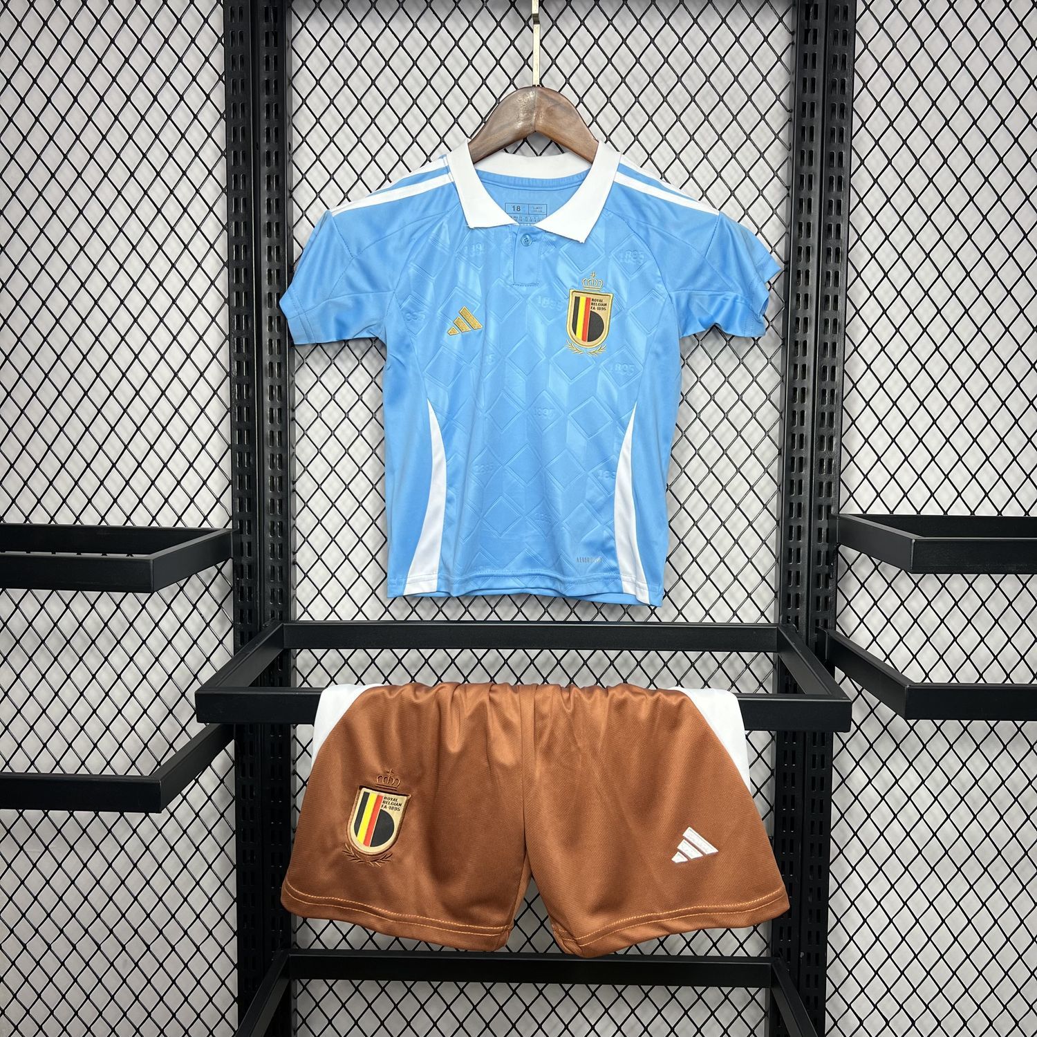 2024 Belgium National Team Away Football Shirt AAA fan-grade Kids Size