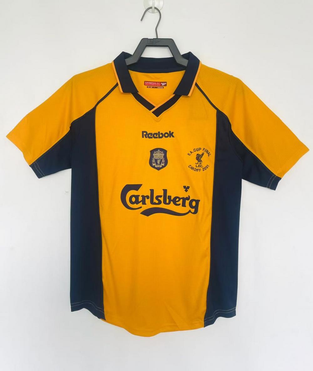 2000/2001 Retro Liverpool FC Third Away Football Jersey AAA fan-grade