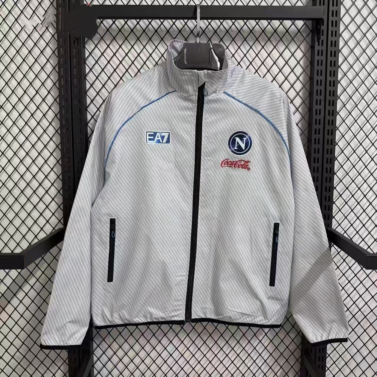 2025/2026 Napoli Coupe-vent Gris Maillot de football 1:1 Qualité thaïlandaise