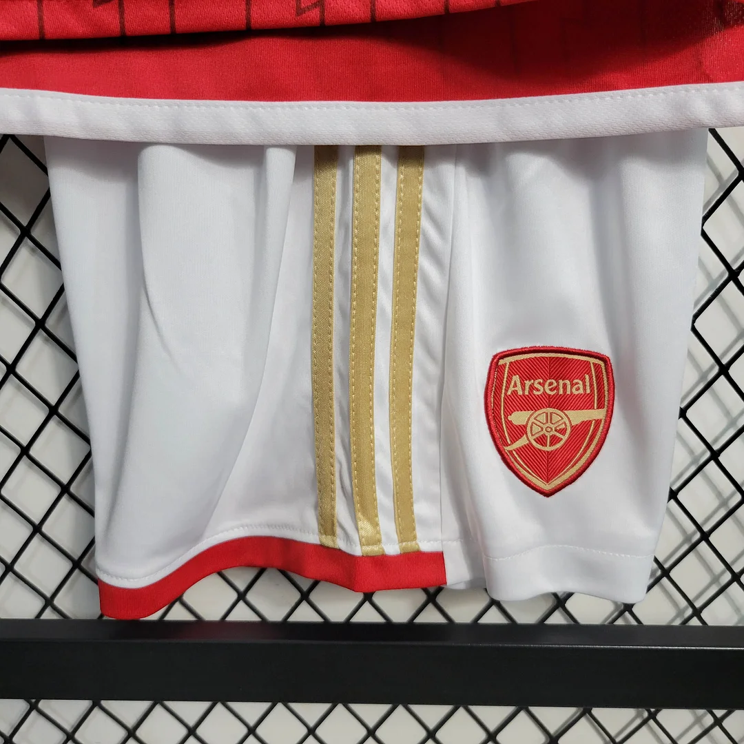 2023/2024 Arsenal Home Soccer Jersey Kids Size — view 4