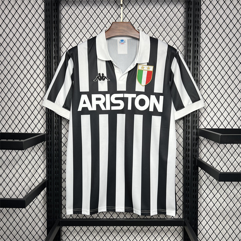 1984/1985 Retro Juventus Home Soccer Jersey AAA fan-grade
