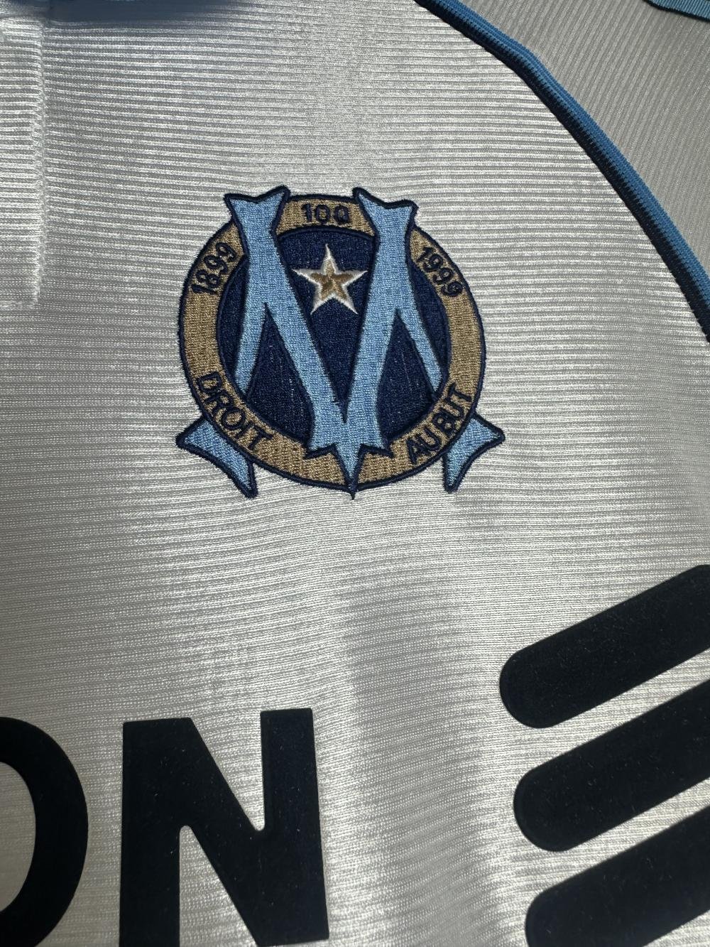 1998-1999 Retro Olympique de Marseille Camisa Principal Futebol Qualidade Tailandesa — view 6