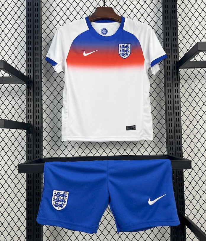 2025/2026 England Home Football Jersey AAA fan-grade Kids Size