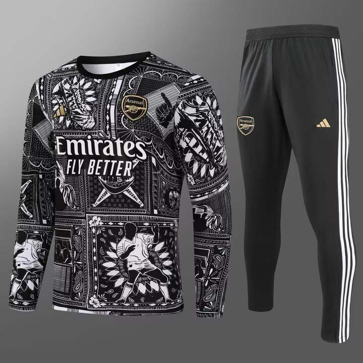 2023 Arsenal Training Wear Black Football Shirt AAA fan-grade Suit ​