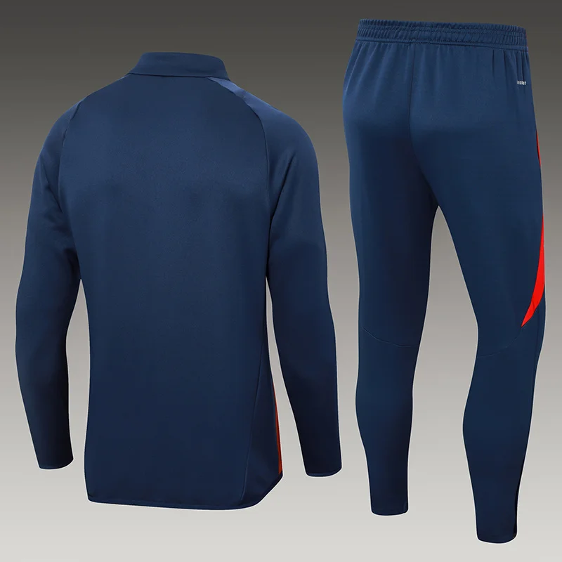 2024-2025 西班牙半拉训练服皇家蓝足球球衣套装 — view 2