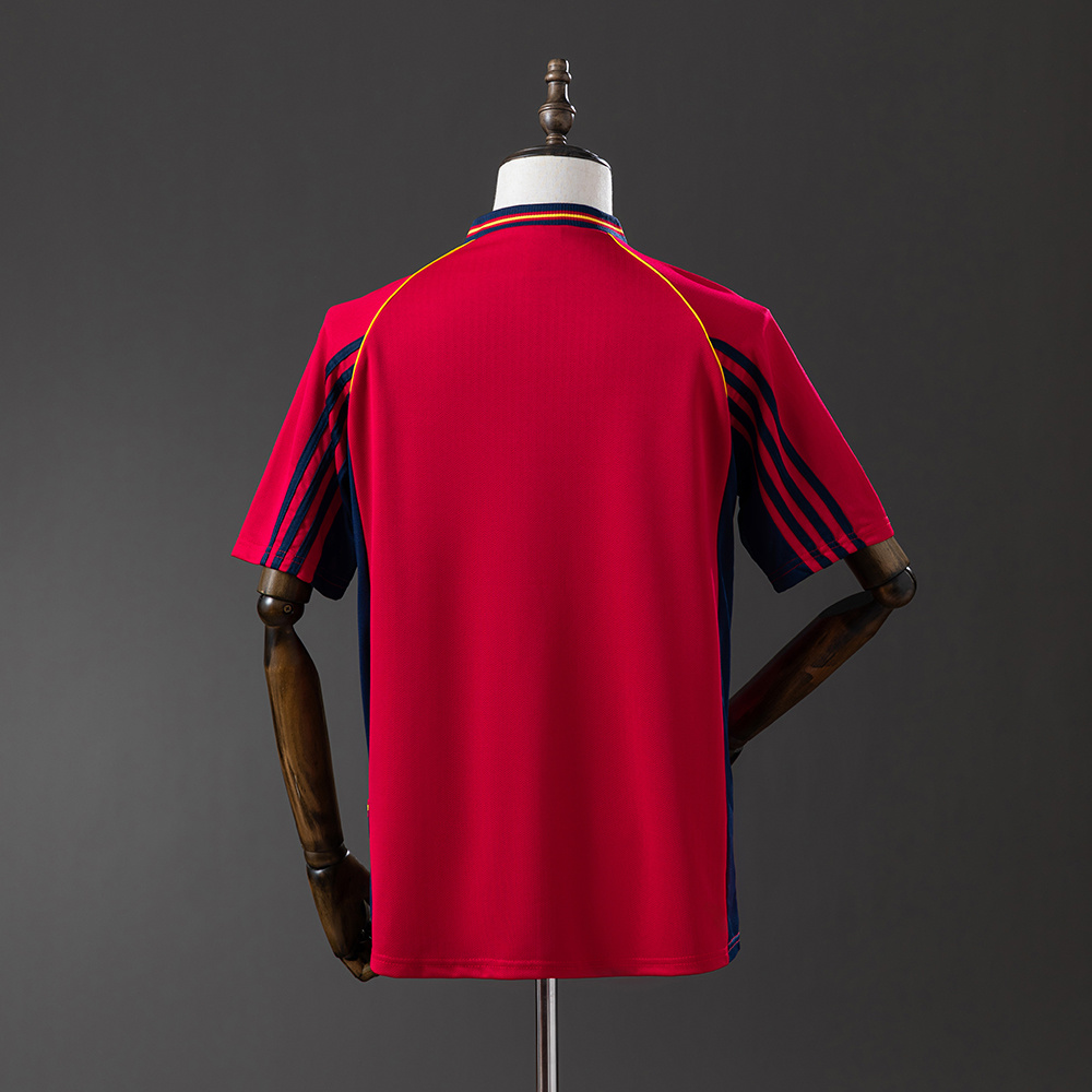Maillot Domicile Espagne 1988 Rétro AAA qualité fan — view 2