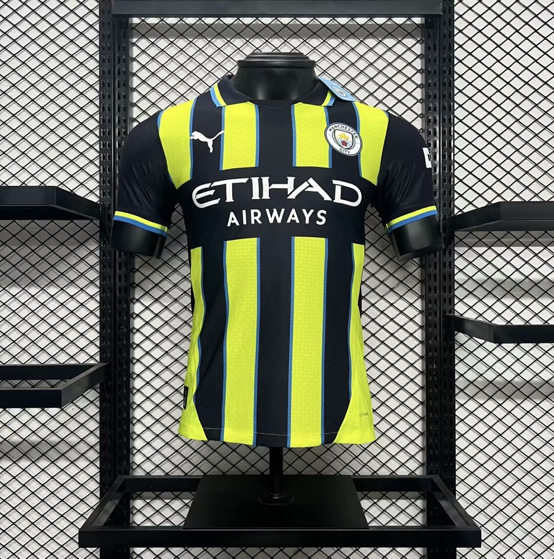 2024/2025 Spielerversion Manchester City Auswärts Fußballtrikot AAA fan-gradät