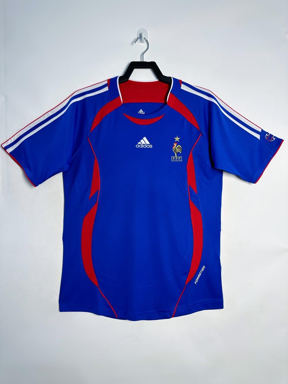 2006 Retro France Home Football Shirt AAA fan-grade — main view