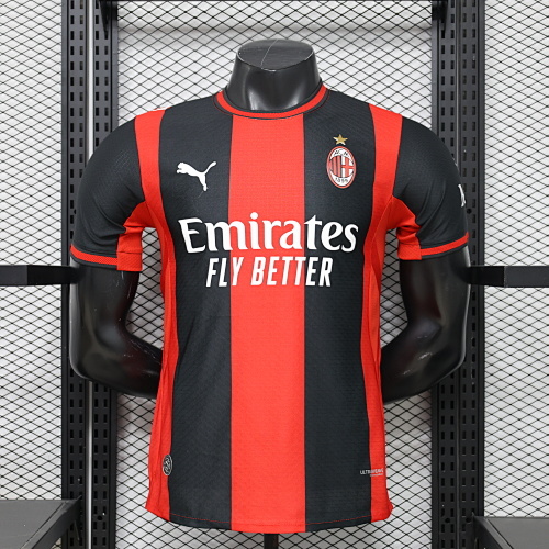 2026/2027 プレイヤーバージョン ACミラン ホーム サッカージャージ 1:1 タイ品質
