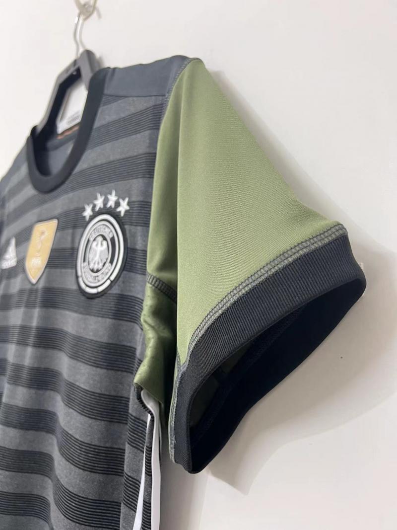 2016 Retro Soccer Jersey Germany Away — view 4